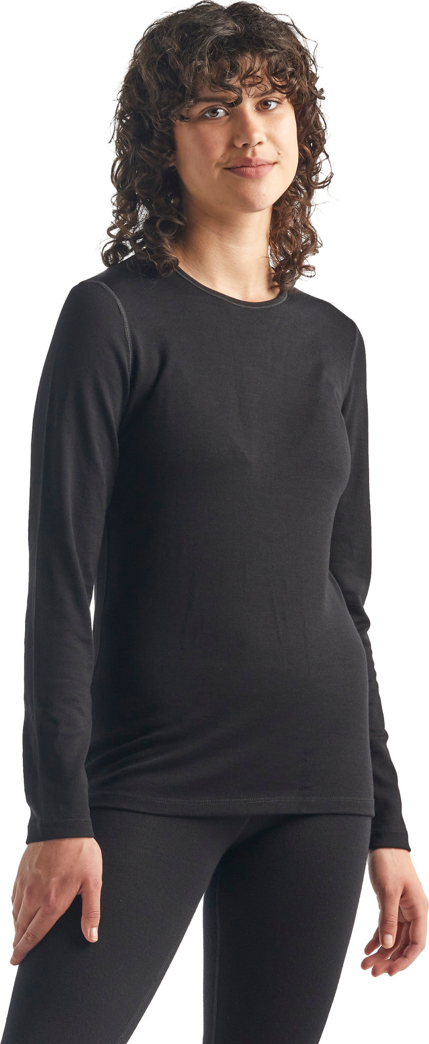 260 Tech Merino Long Sleeve Crewe Thermal Top for Women - Soft Wool Base Layer for Hiking, Skiing & Winter Outdoor Activities