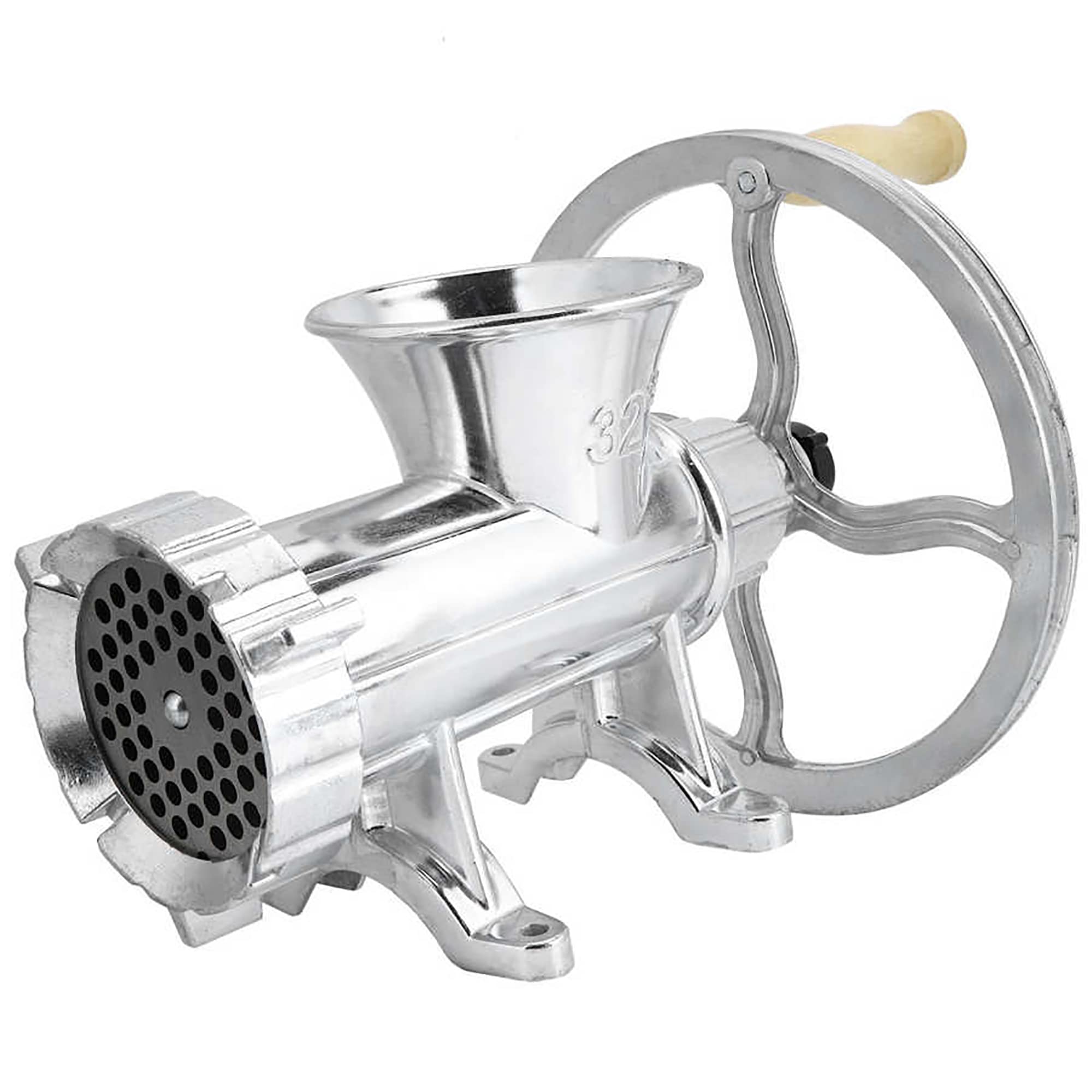 Commercial Aluminum Alloy Manual Meat Grinder - Heavy Duty Food Processor for Grinding, Sausage Making & Casing Stuffing - Perfect for Home Kitchens, Butcher Shops & Commercial Use