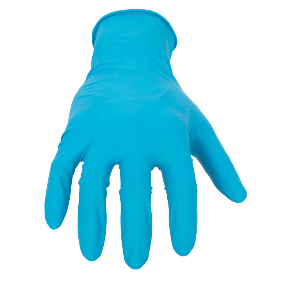 212 Performance NTG8 03 008 Disposable 8mil Blue Nitrile Gloves (Latex Free), Small (100 Count) - Powder-Free, Chemical Resistant for Medical, Dental, Food Service & Industrial Use