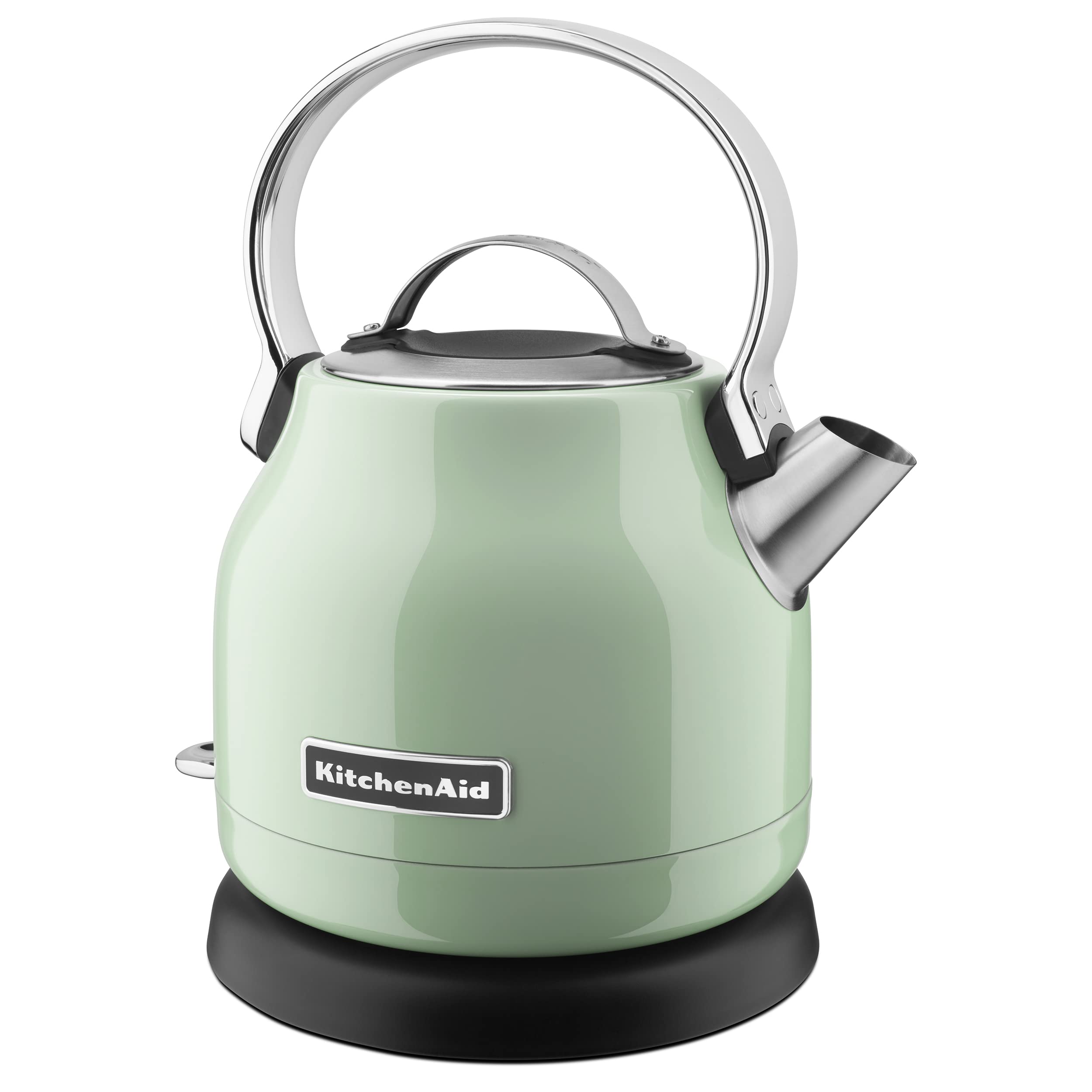 KitchenAid KEK1222PT 1.25-Liter Electric Kettle - Fast Boiling, Auto Shut-Off, Cordless Design in Pistachio Green - Perfect for Tea, Coffee & Instant Meals in Home or Office