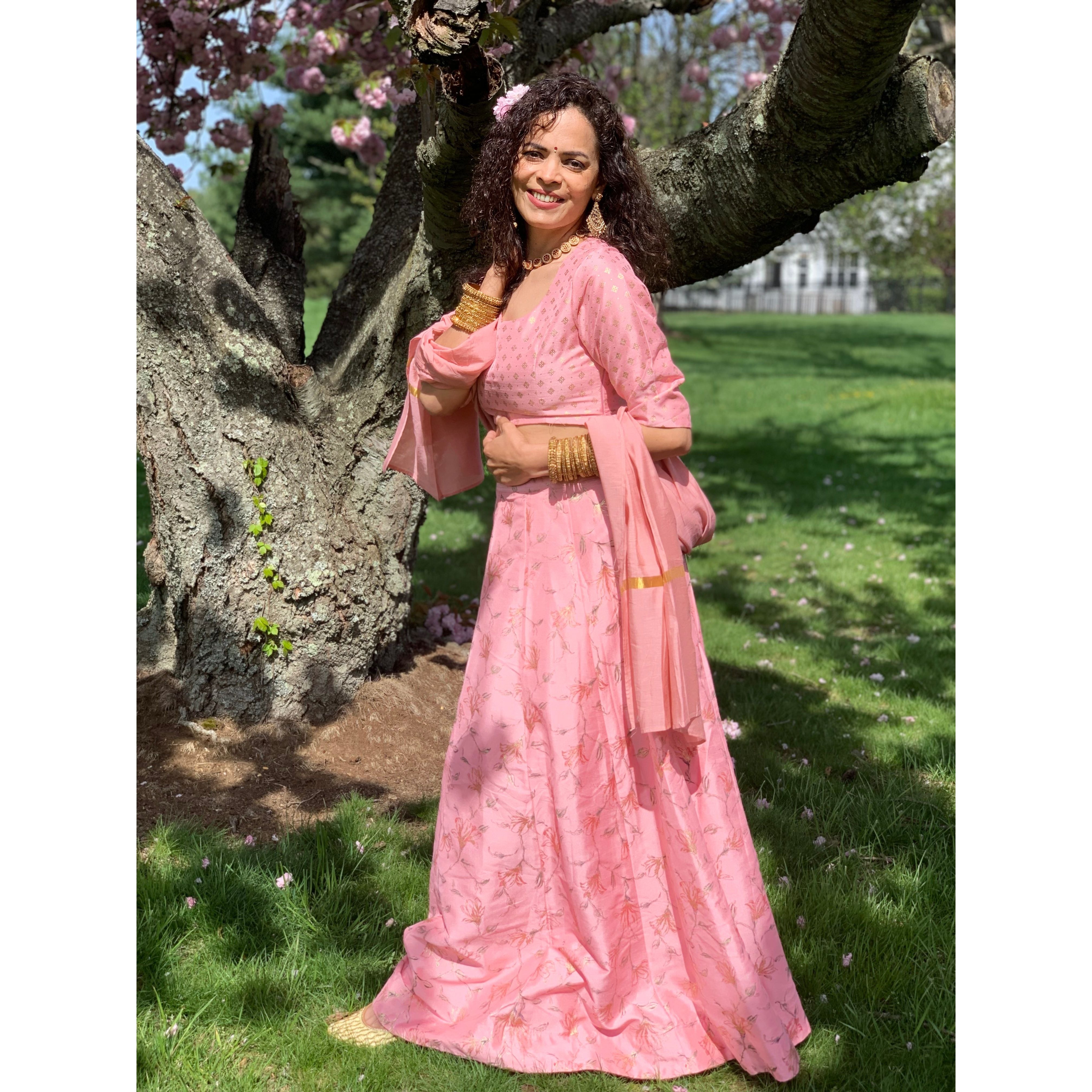 Elegant Baby Pink Lehenga Choli Set with Dupatta for Weddings, Parties & Special Occasions - Perfect for Bridal Shower, Sangeet & Festive Celebrations