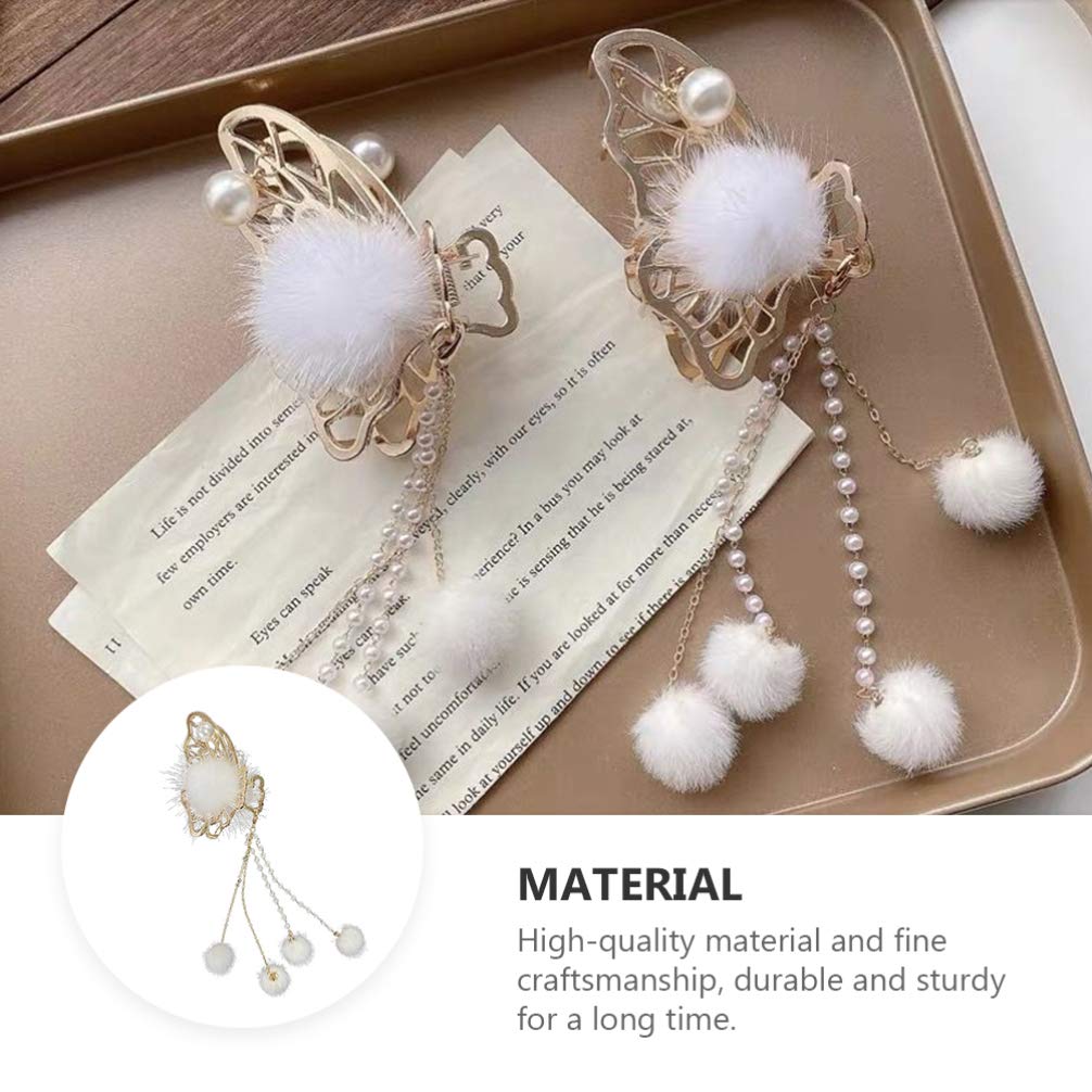 Beaupretty Non-Slip Hair Claw Clips for Women - Strong Hold Hair Clips for Thick Hair, Ponytail, Bun & Updo - Perfect Hair Accessories for Work, Gym, Wedding & Daily Use
