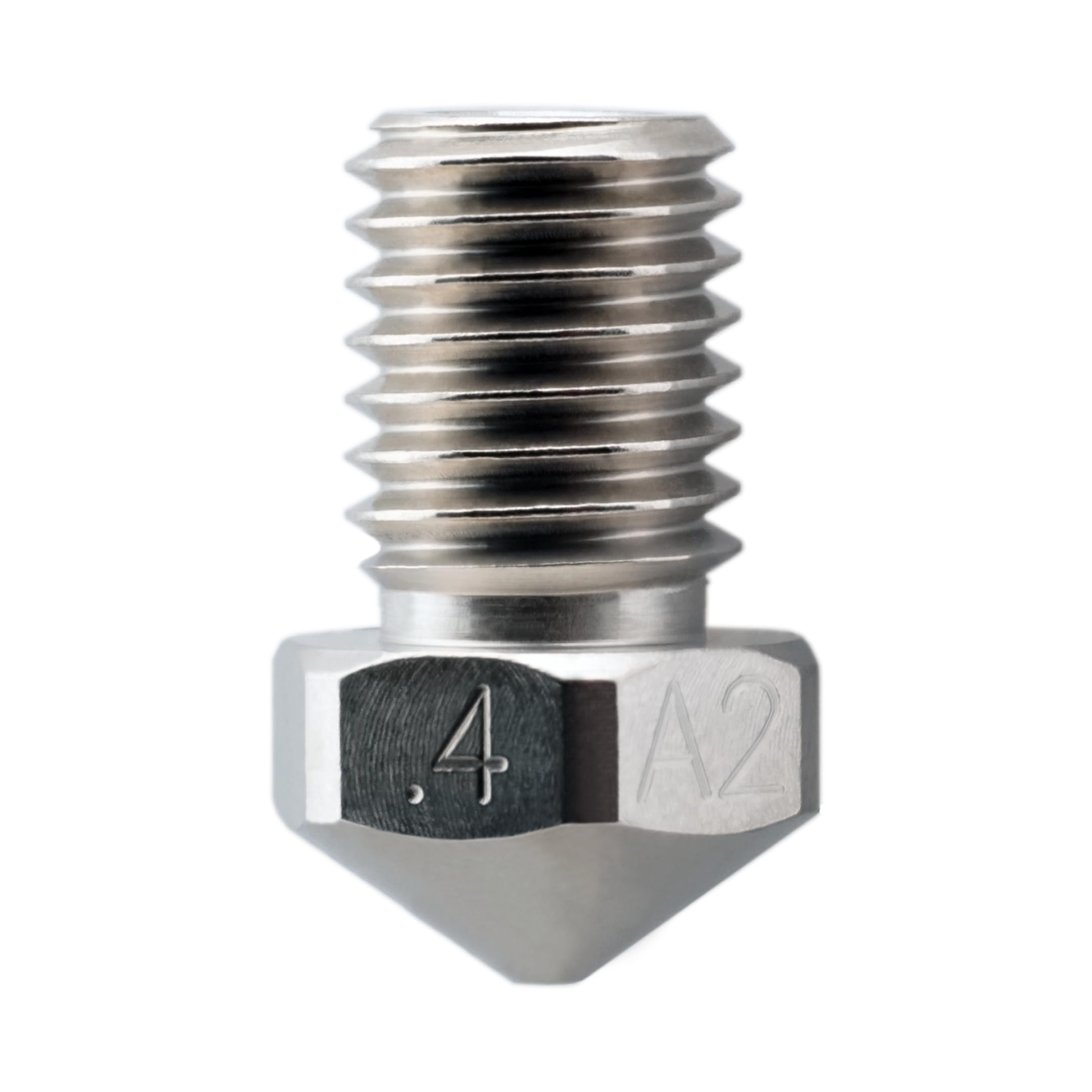Micro Swiss Plated A2 Tool Steel Nozzle (.4mm) - High Wear Resistance for Dremel Digilab 3D45 & Idea Builder 3D Printers | Perfect for Precision 3D Printing & Prototyping