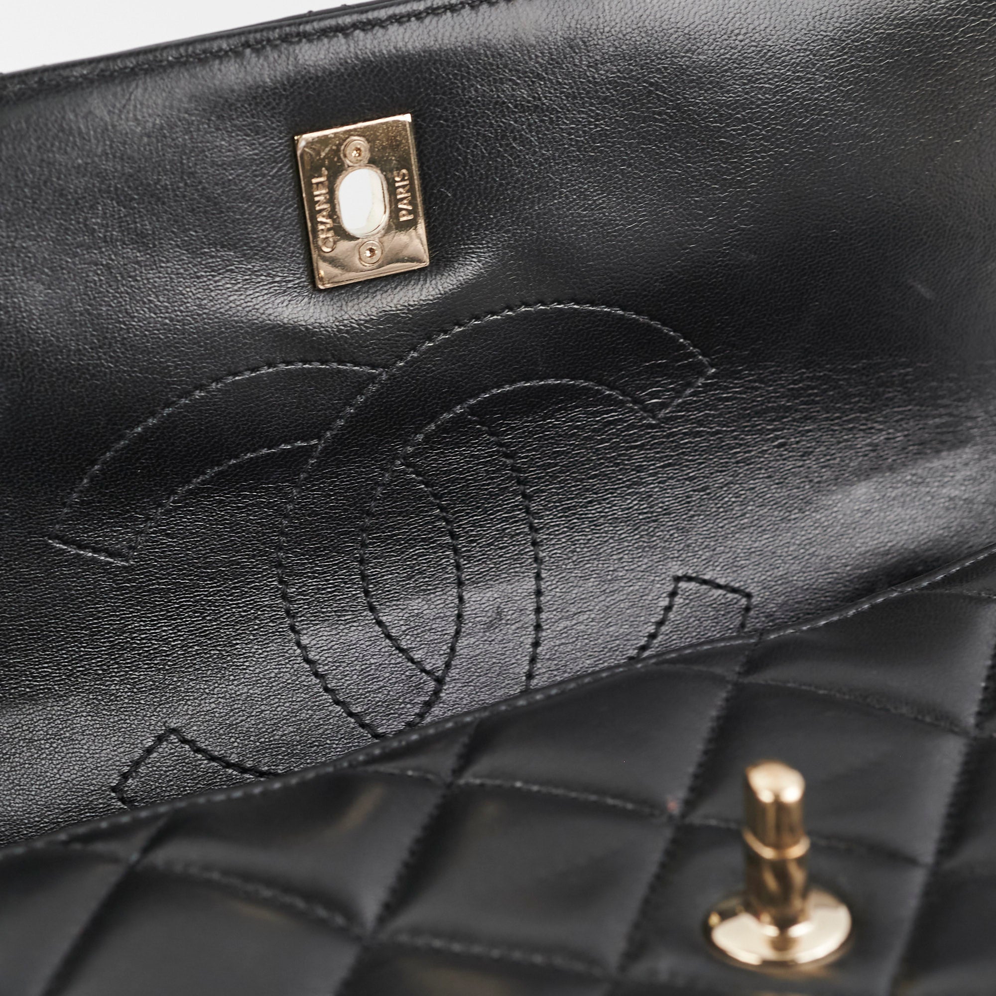 Chanel CC Trendy Medium Black Lambskin Leather Shoulder Bag - Luxury Designer Handbag for Women, Perfect for Date Night & Evening Events