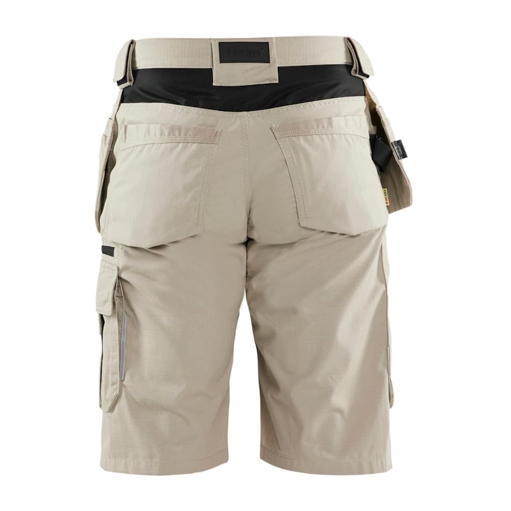 BLAKLADER Men's 1692 Ripstop Cargo Shorts - Durable Work Shorts with Utility Pockets for Outdoor Activities, Hiking, and Construction Work