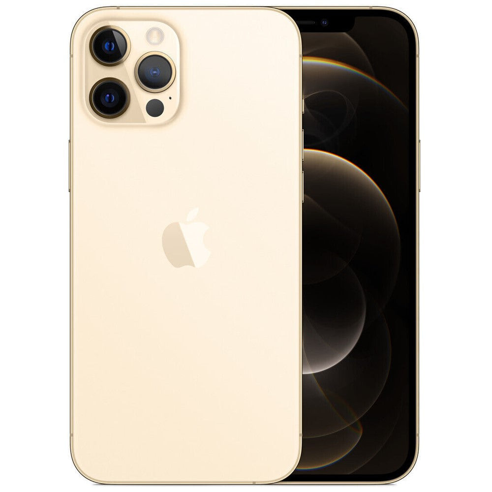 Apple iPhone 12 Pro 256GB (6.1-inch, Gold) - Unlocked Smartphone with 5G, iOS 16, Renewed Premium Condition - Perfect for Travel, Business & Daily Use