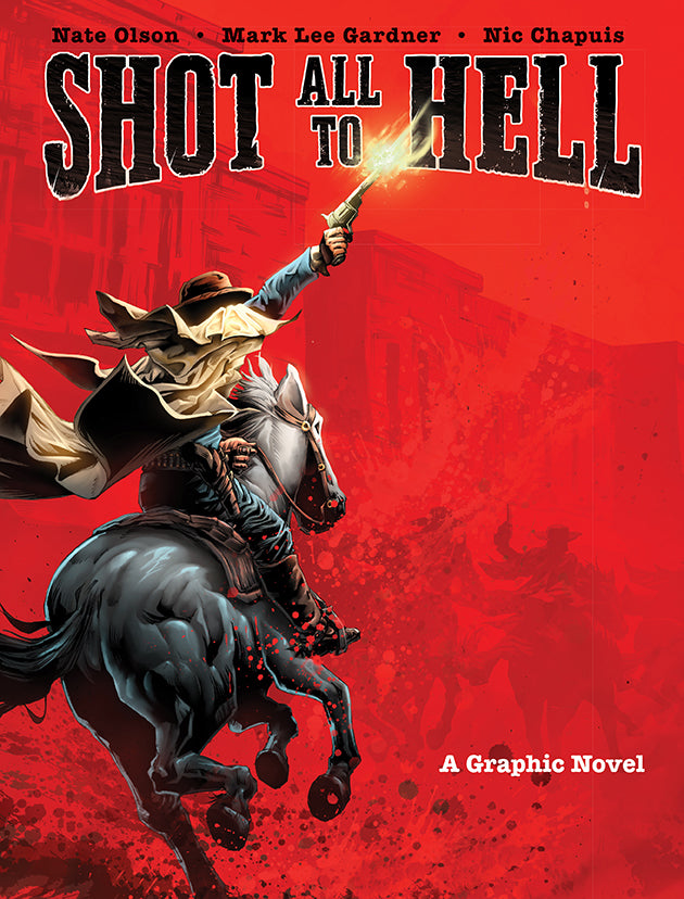 Shot All to Hell - Premium Men's Graphic T-Shirt for Casual Wear & Street Style | Perfect for Concerts, Parties & Everyday Outfits