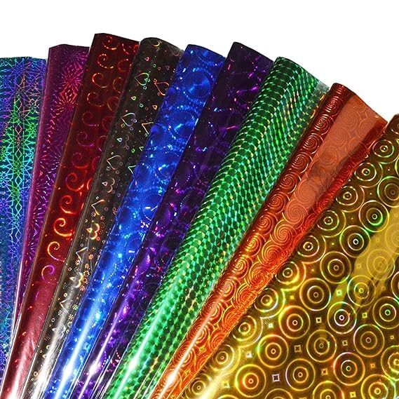 YBN 30-Pack Holographic Gift Wrapping Paper Sheets - 25
