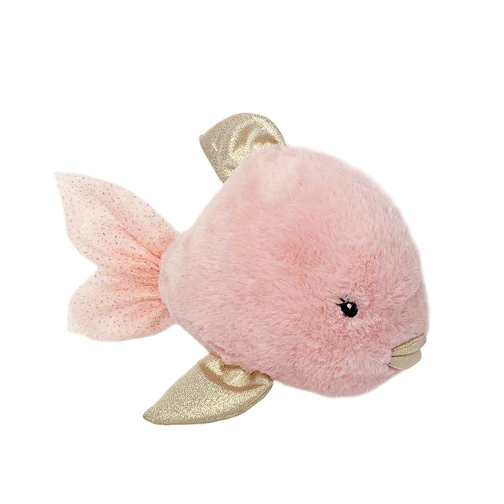 MON AMI Pink Fish Stuffed Animal Plush Toy - 12 Inch Soft Cuddly Plushie with Crystal Details | Perfect Gift for Kids, Birthday Present & Nursery Decor