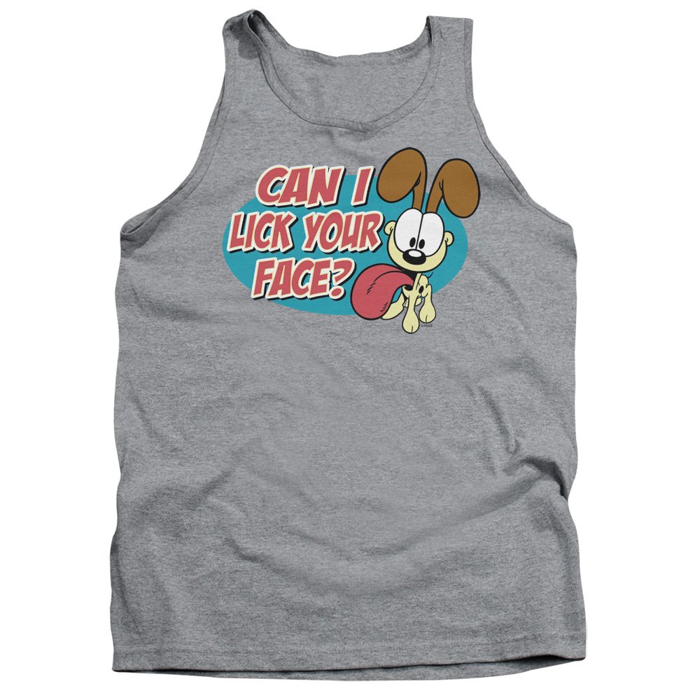 Garfield Question Graphic Unisex Tank Top for Men & Women - Casual Summer Wear, Funny Pop Culture Tee