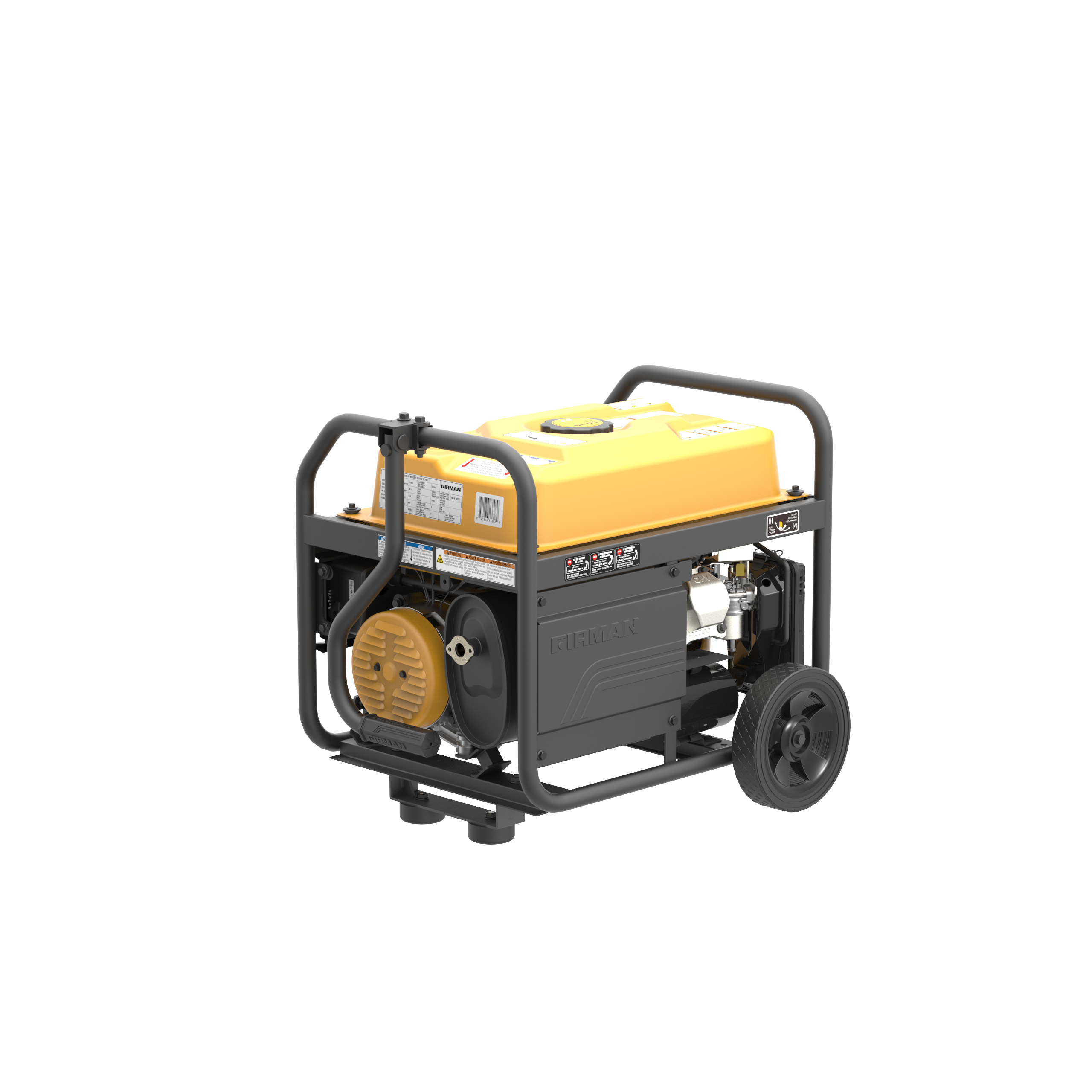 4550W Portable Gas Generator with Remote Start - 120V Power for Camping, Emergencies & Outdoor Activities