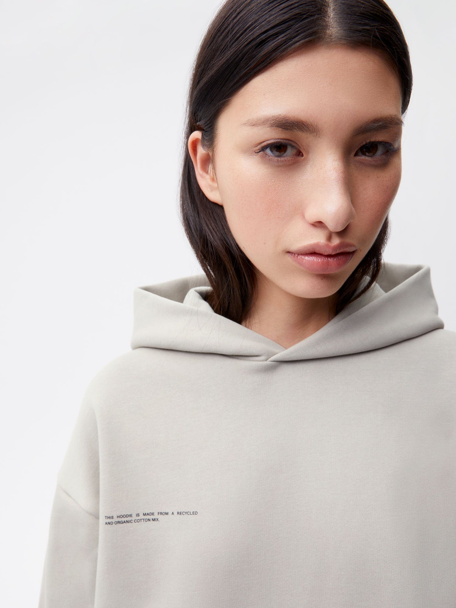 Women's 365 Heavyweight Fleece Hooded Sweatshirt - Stone Grey | Cozy Winter Pullover for Casual Wear & Outdoor Activities
