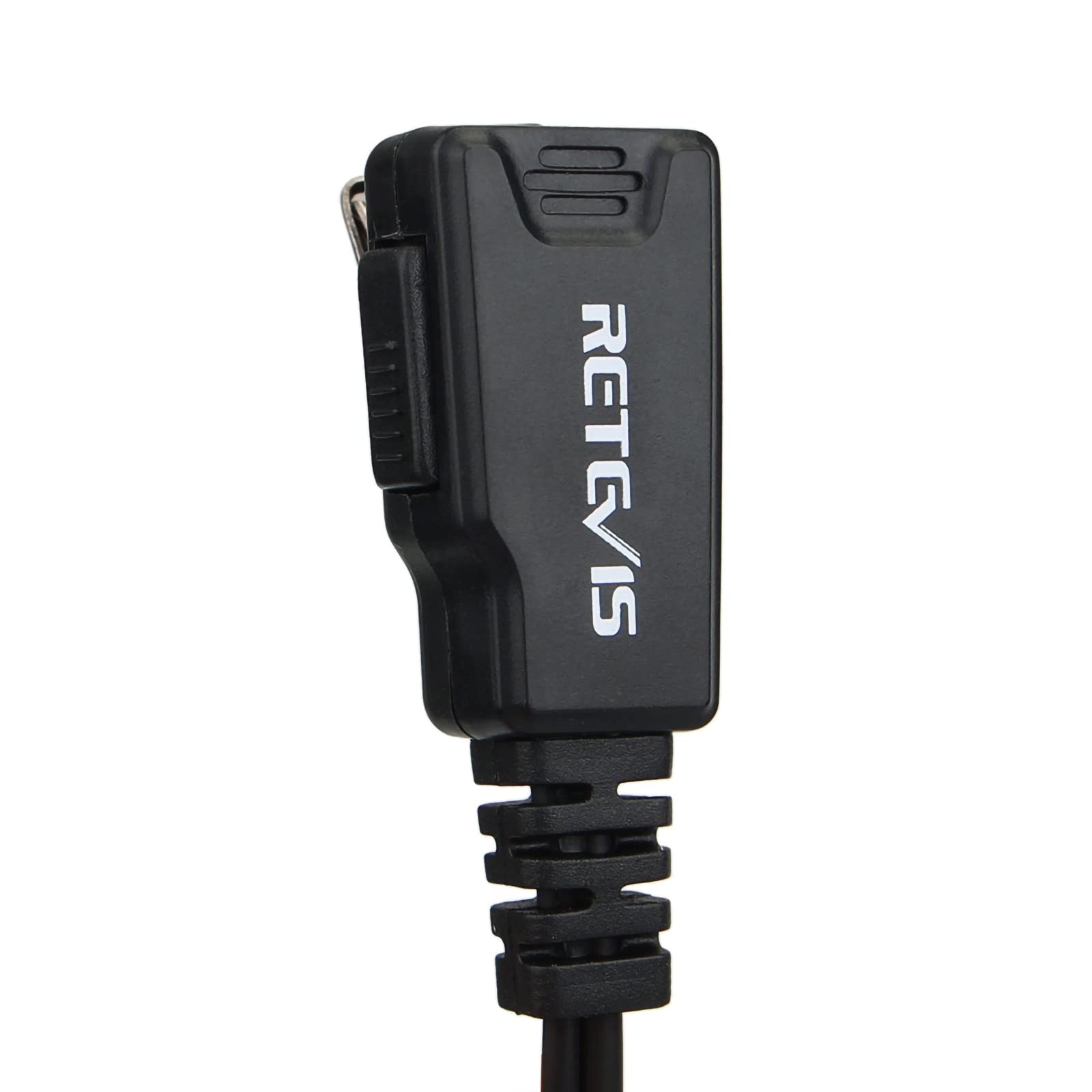 Retevis 2 Pin Walkie Talkie Earpiece with Mic - Acoustic Tube Security Headset for Two Way Radios (RT24 RT22 RT27 RT1 RT5R RT7 Baofeng UV-5R BF-888S Kenwood HYT) - Ideal for Security, Construction & Event Staff (2 Pack)