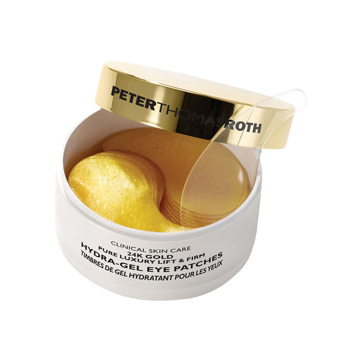 24K Gold Pure Luxury Lift & Firm Hydra-Gel Eye Patches for Dark Circles, Wrinkles & Puffiness - Rejuvenating Under Eye Treatment for Women & Men - Perfect for Night Routine, Travel & Spa Days