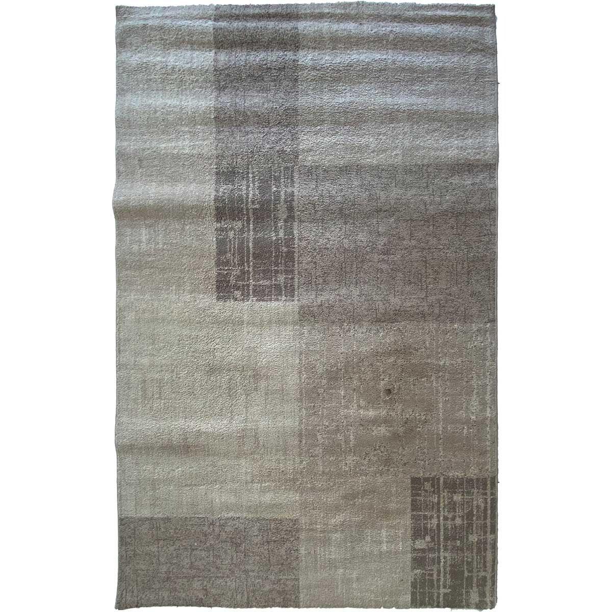Modern Basic Area Rug 7.5x5 Feet - Soft Non-Slip Living Room Carpet for Home Decor, Bedroom, Office & Dorm - Neutral Design for Any Space