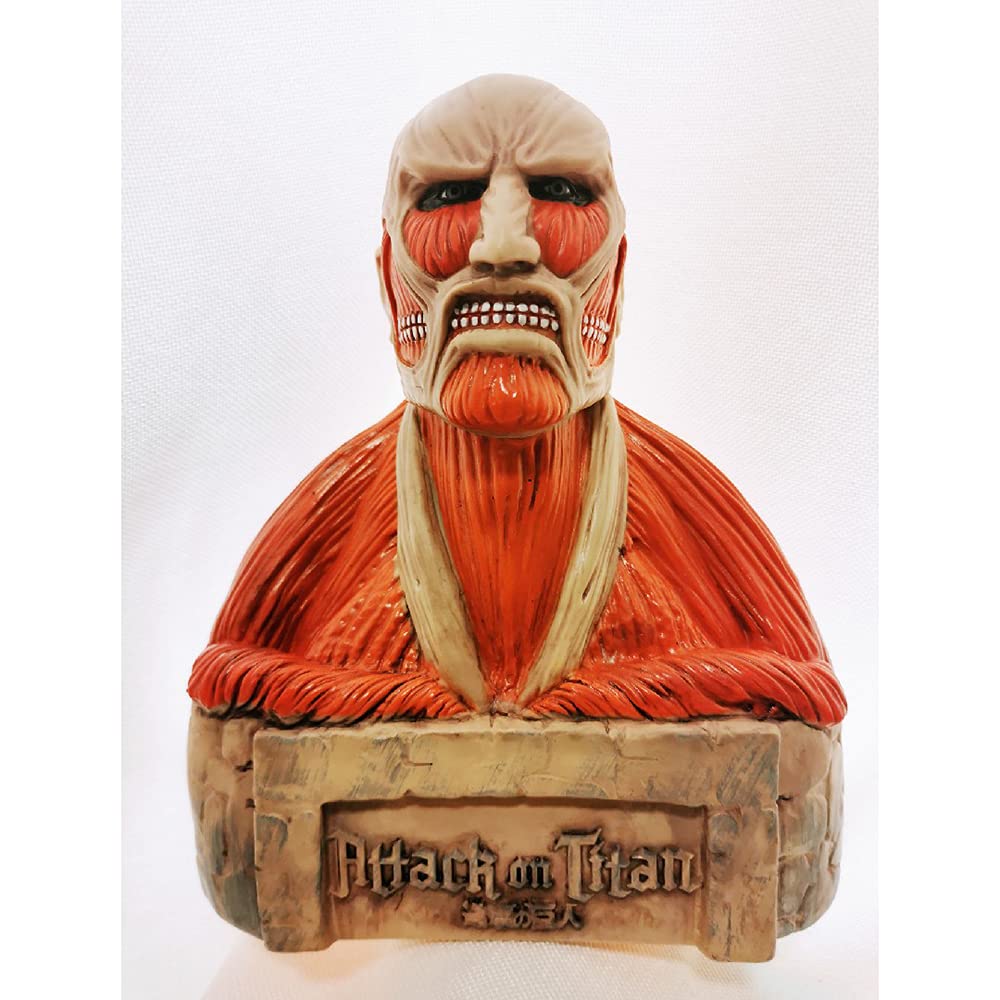 Attack on Titan Eren Jaeger Anime Figure - Handmade Collectible Statue, Rotocast Coin Bank, Perfect Gift for Anime Fans (Home Decor, Office Display, Anime Collection)