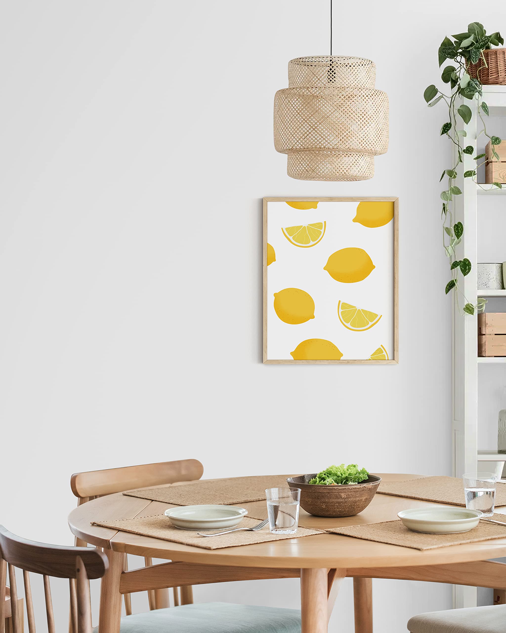 HAUS AND HUES Lemon Fruit Art Print - 12