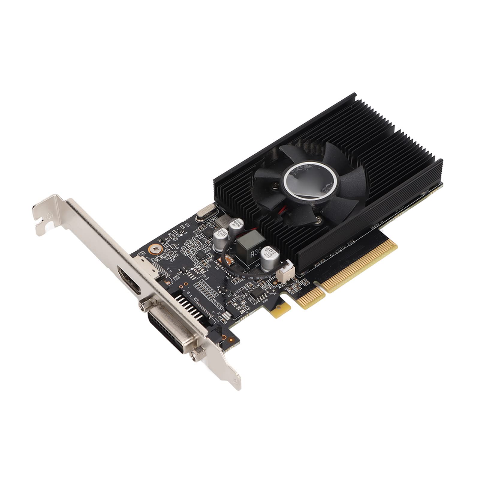 4GB GDDR5 Gaming Graphics Card with Single Fan - HDMI & DVI-D Output, PCI Express 3.0 - High Performance Video Card for Windows 7/8/10 PCs - Perfect for Gaming, Video Editing & Graphic Design