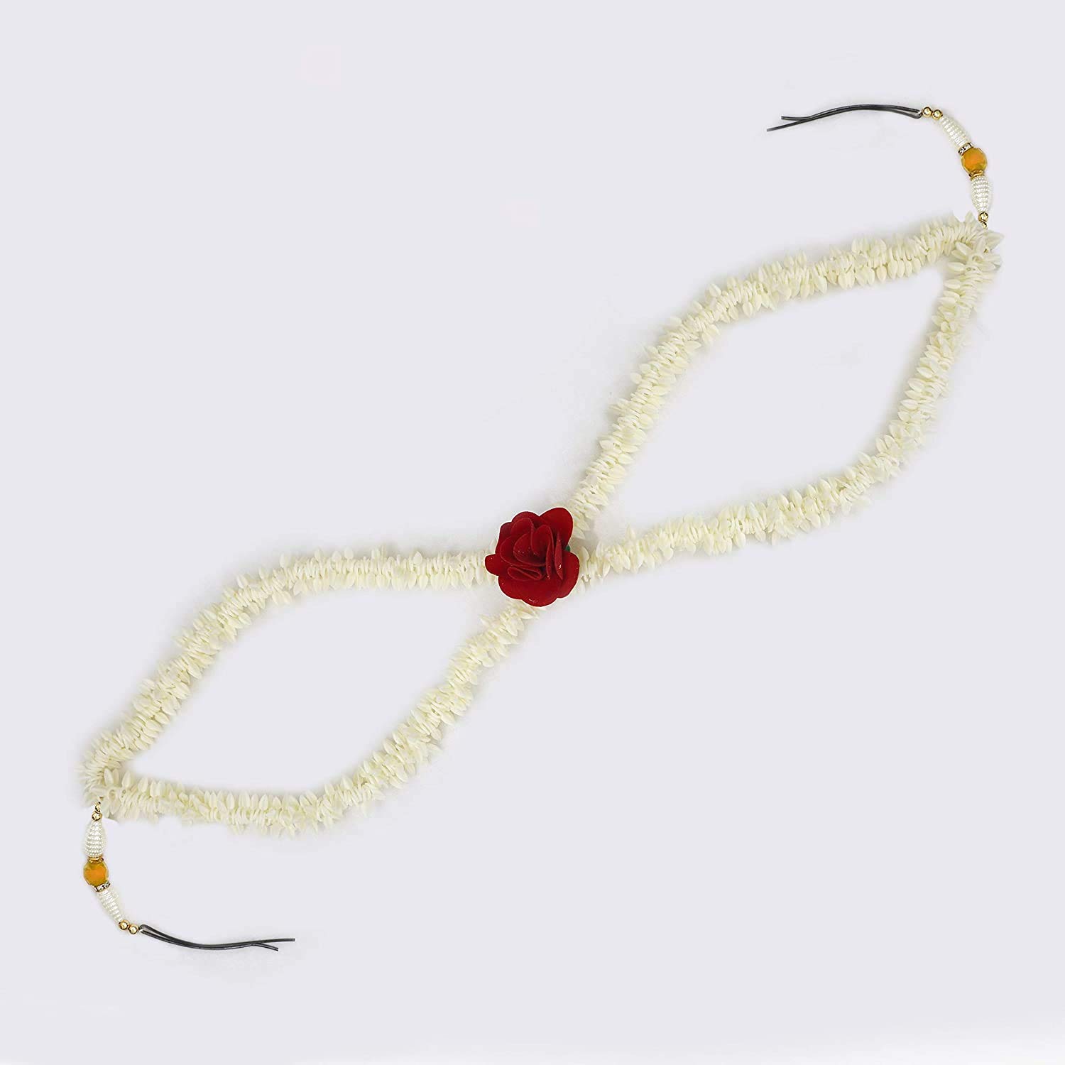 DEXO White Plastic Hair Bun Clips for Women - Set of 2 | Hair Accessories for Bun, Updo & Ponytail | Perfect for Weddings, Parties & Daily Styling
