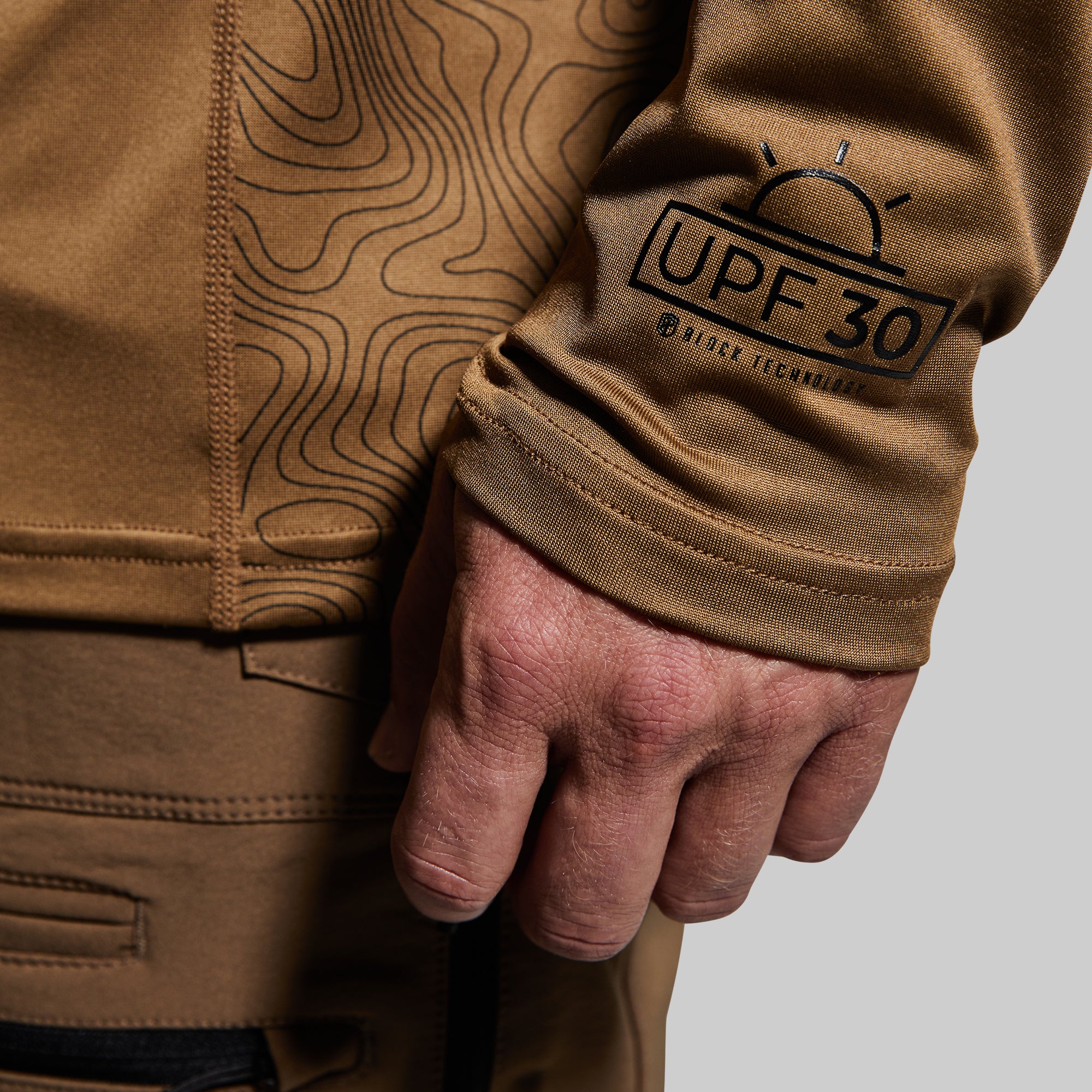 Sun Shirt for Men & Women - Coyote Brown UPF 50+ Sun Protection Shirt for Outdoor Activities | Hiking, Fishing, Beach, Camping