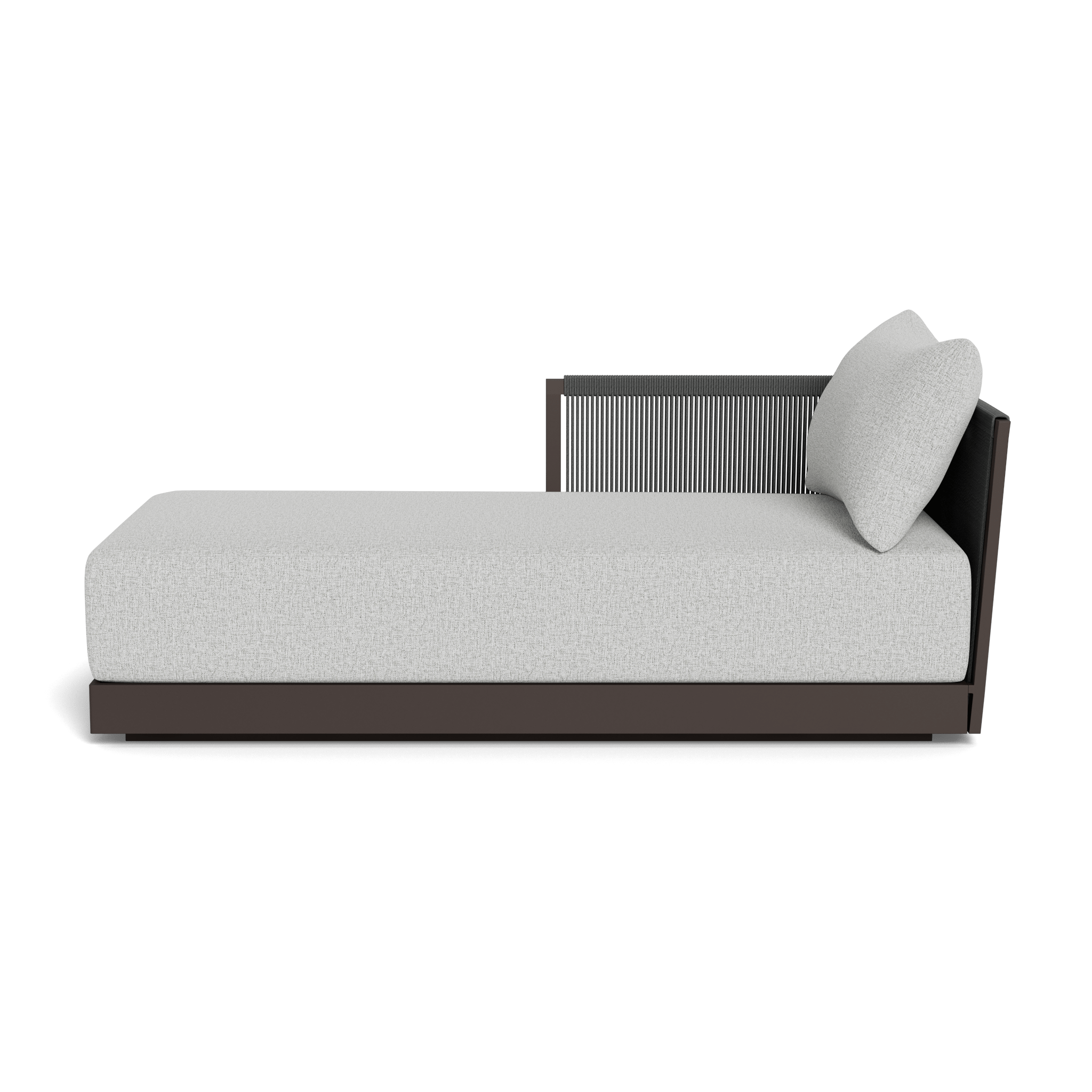 Antigua Chaise Lounge Left - Modern Outdoor Patio Furniture for Relaxing in Your Garden or Poolside