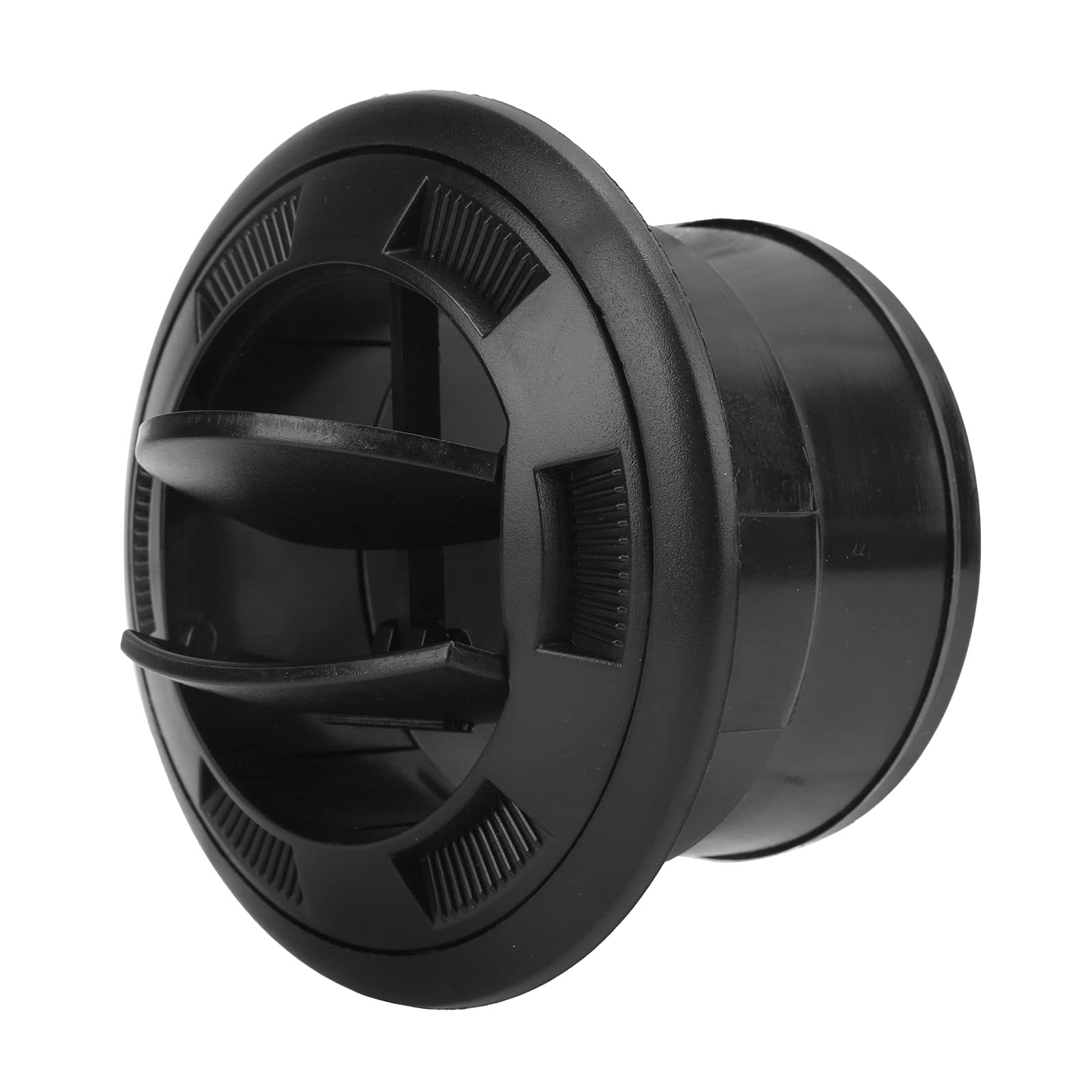 3 Inch Black ABS Dashboard Air Vent Deflector - Round AC Vent Outlet for Bus, RV, and Vehicles - Improve Airflow & Comfort While Driving