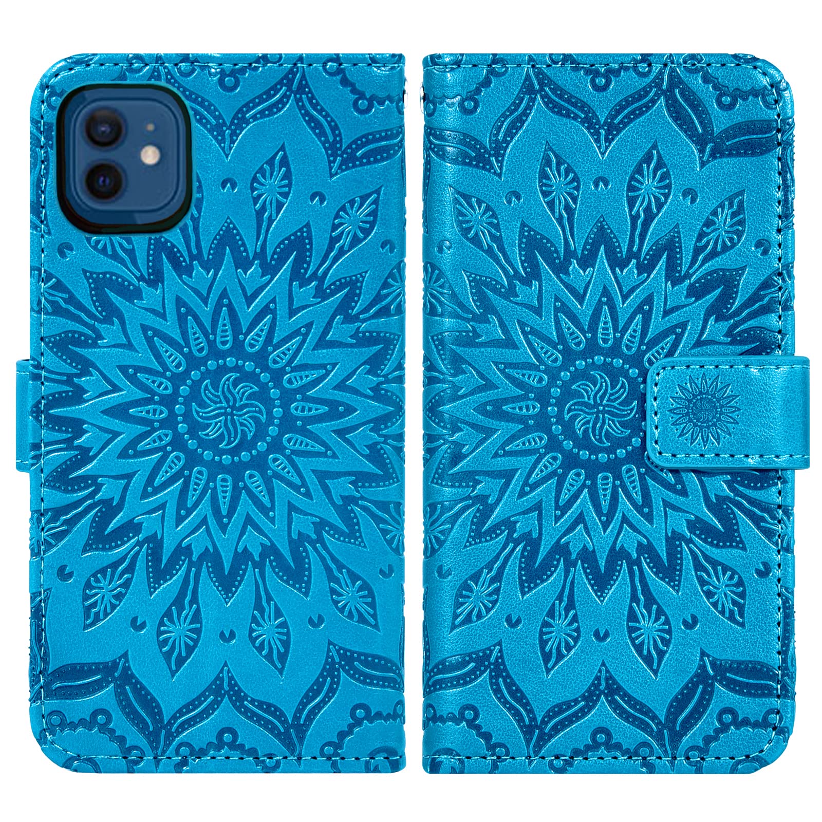 Premium Leather Wallet Case for iPhone 12 Mini 5.4