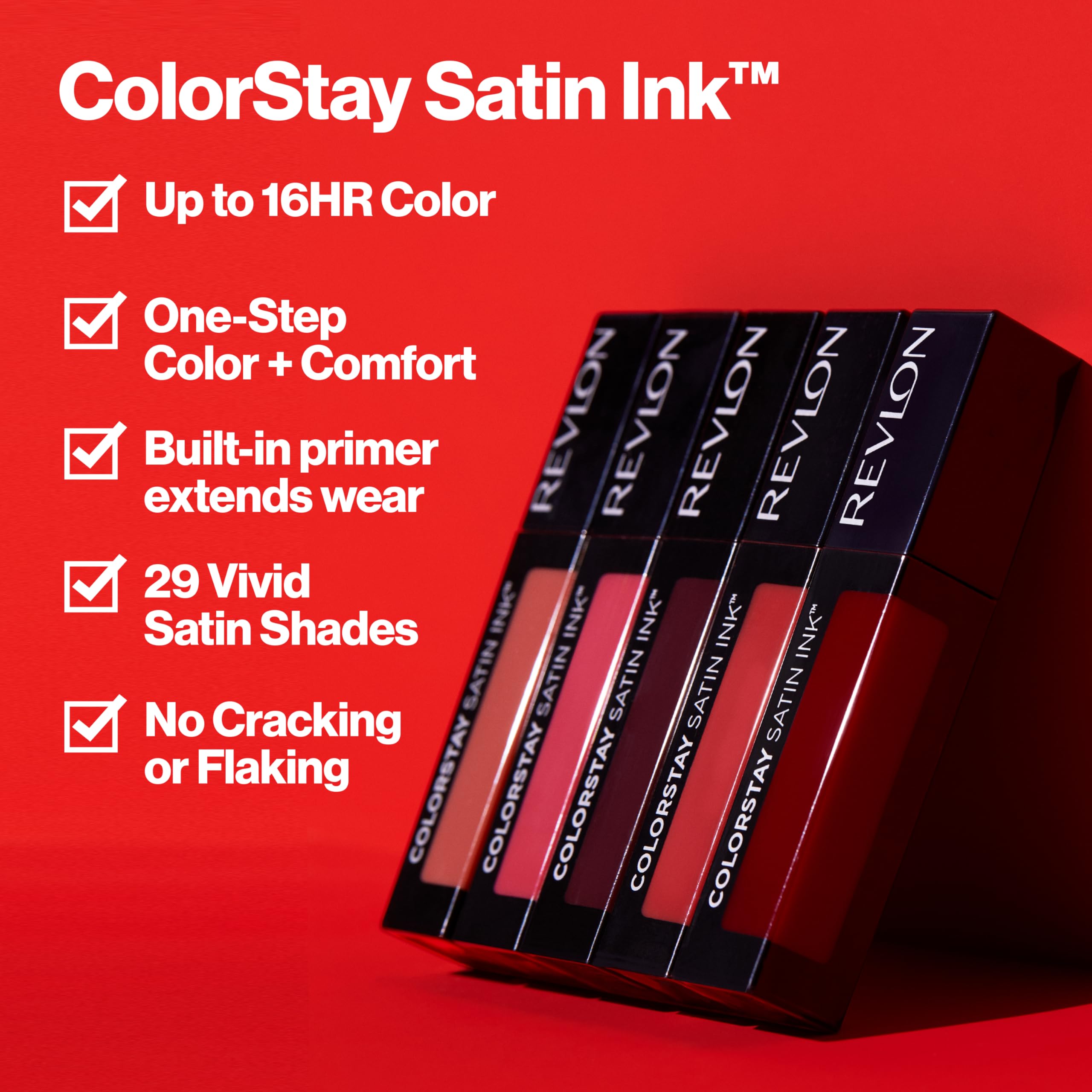 Revlon ColorStay Satin Ink Liquid Lipstick - Long Lasting Matte Lipstick with Black Currant Seed Oil, 012 Seal the Deal (0.17 fl oz) - Perfect for Everyday Wear, Date Night & Special Occasions