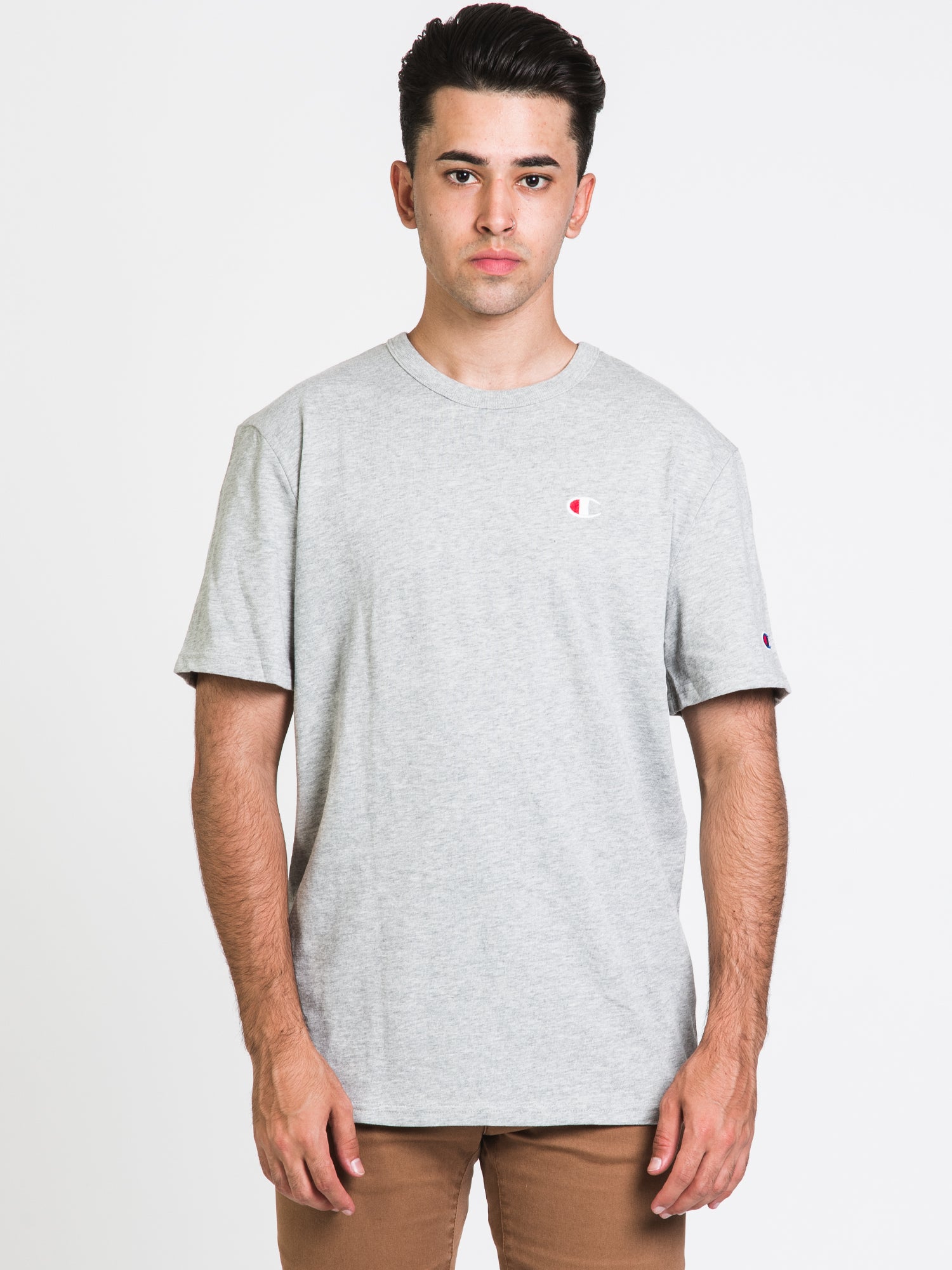 Champion Heritage Small C Logo T-Shirt - Men's & Women's Casual Cotton Tee - Clearance Sale for Gym, Workout & Everyday Wear