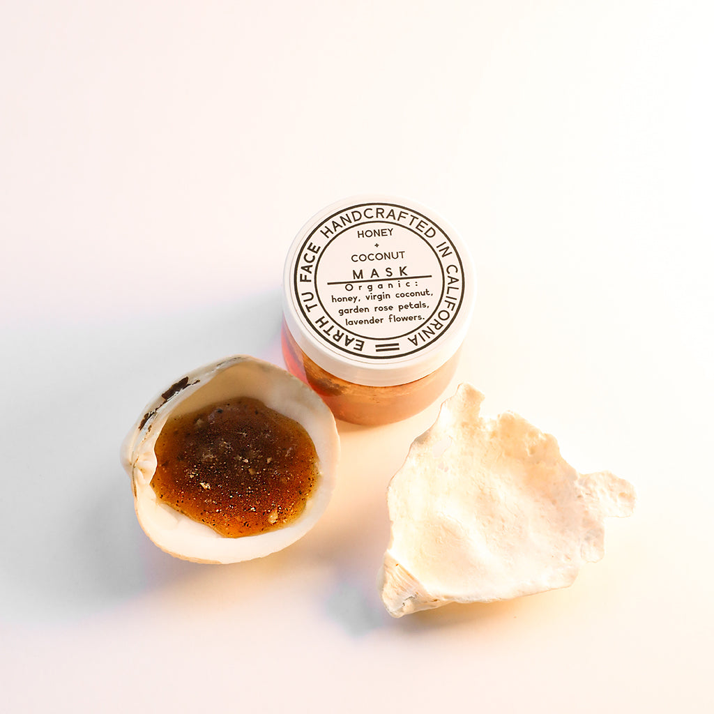 Raw Honey & Organic Virgin Coconut Honey Mask - Natural Skincare for Hydration & Glow | Perfect for Dry Skin & Nighttime Routine