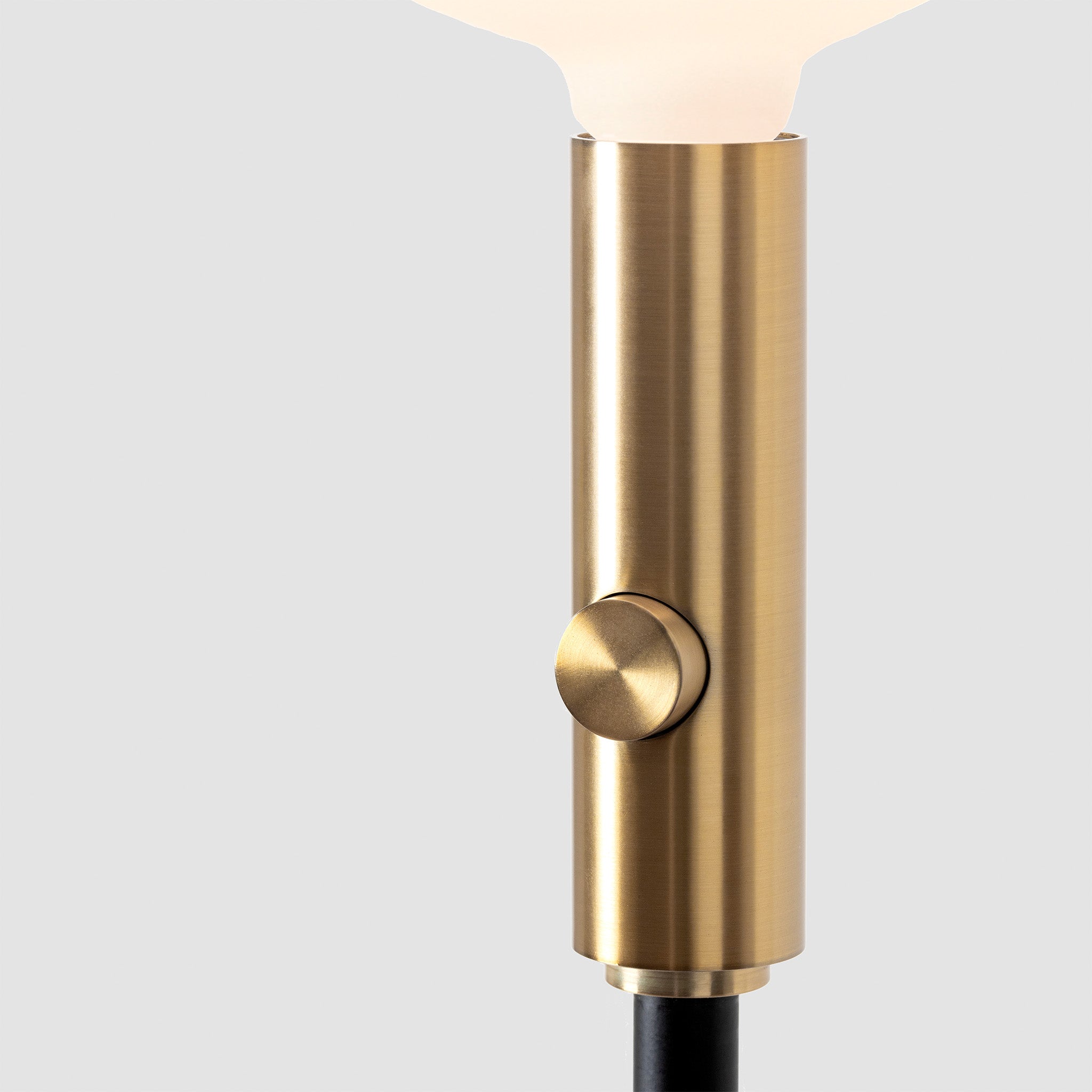 Poise Adjustable Brass Floor Lamp with Oval Shade - Modern Lighting for Living Room, Bedroom & Office
