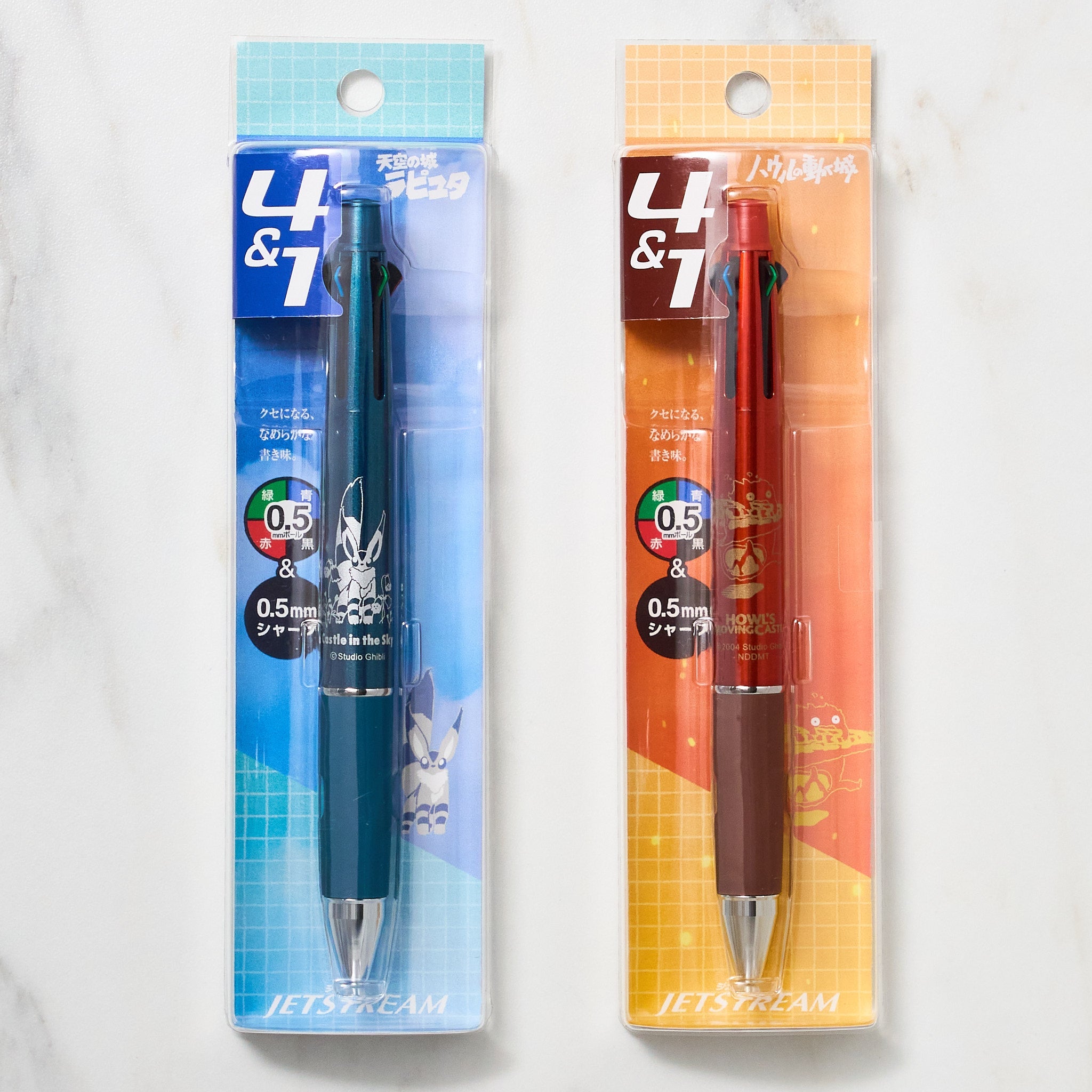 Jetstream 4&1 Multi Pen - Studio Ghibli Limited Edition by Uni Mitsubishi | Premium Ballpoint & Gel Ink for Writing, Note Taking & Art | Perfect Gift for Anime Fans & Office Use