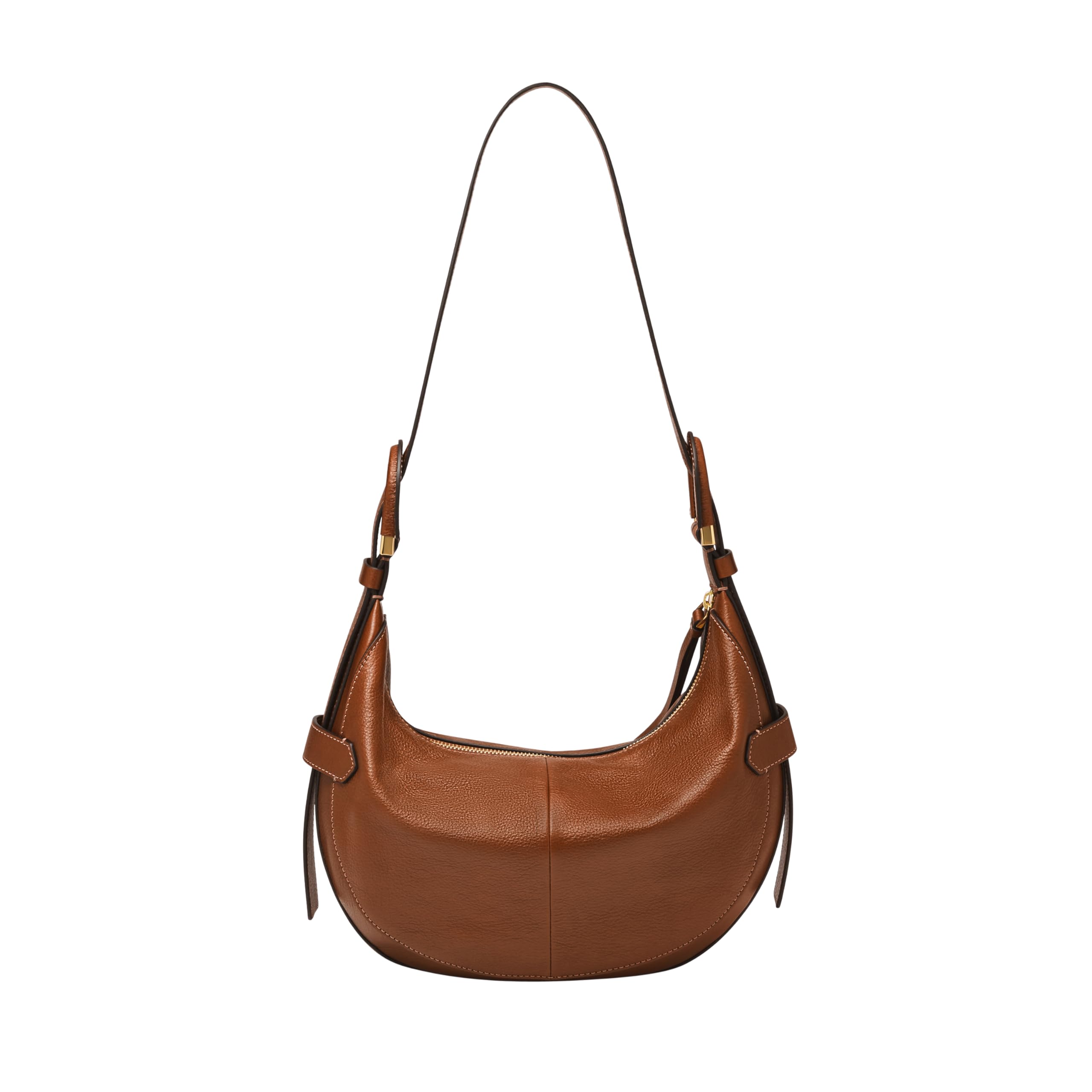 Fossil Women's Harwell Genuine Leather Hobo Purse - Stylish Handbag for Everyday Use, Work & Travel