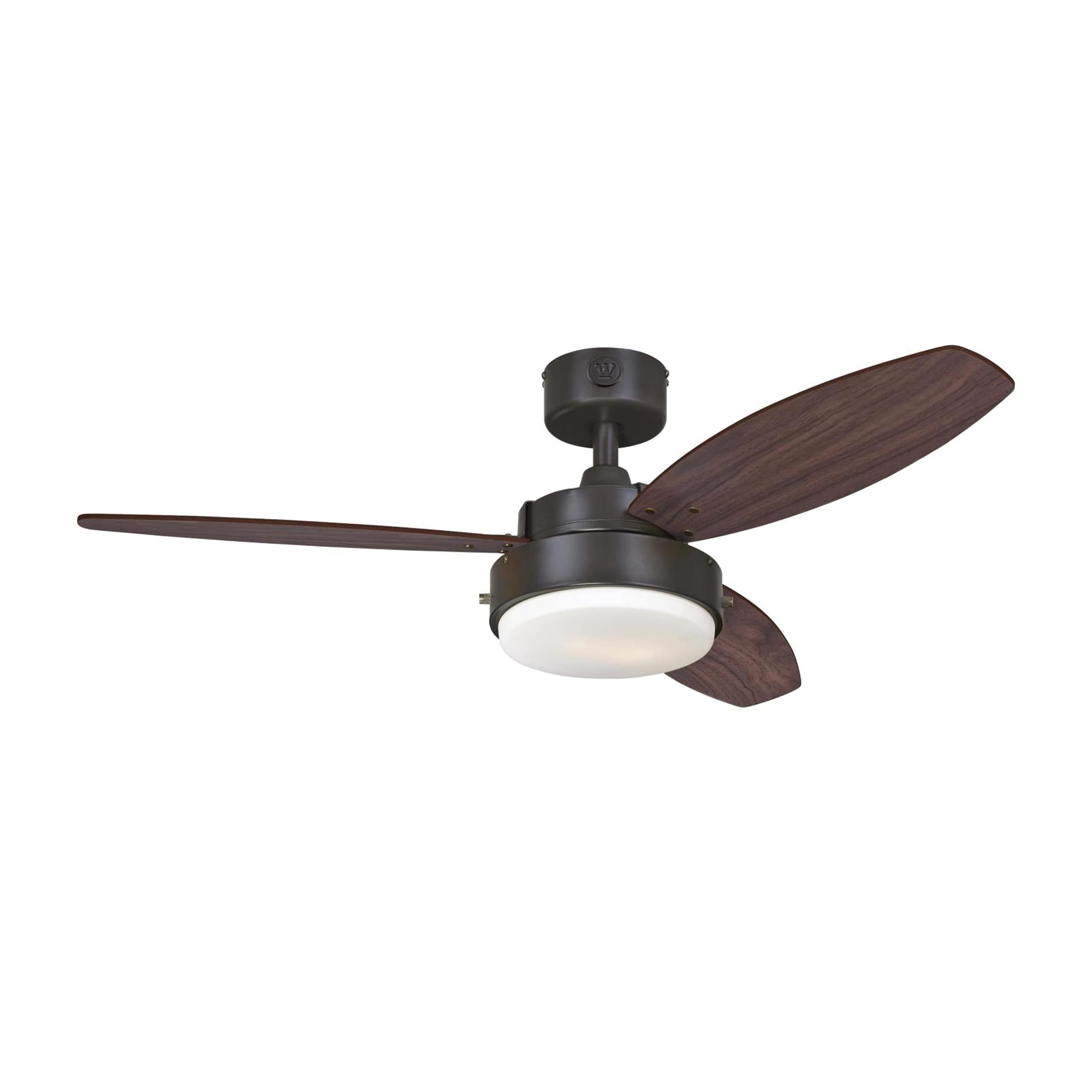 Westinghouse 7222500 42 Inch Ceiling Fan with Alloy Blades in Oil Rubbed Bronze Finish - Perfect for Bedroom, Living Room, and Outdoor Patio Cooling