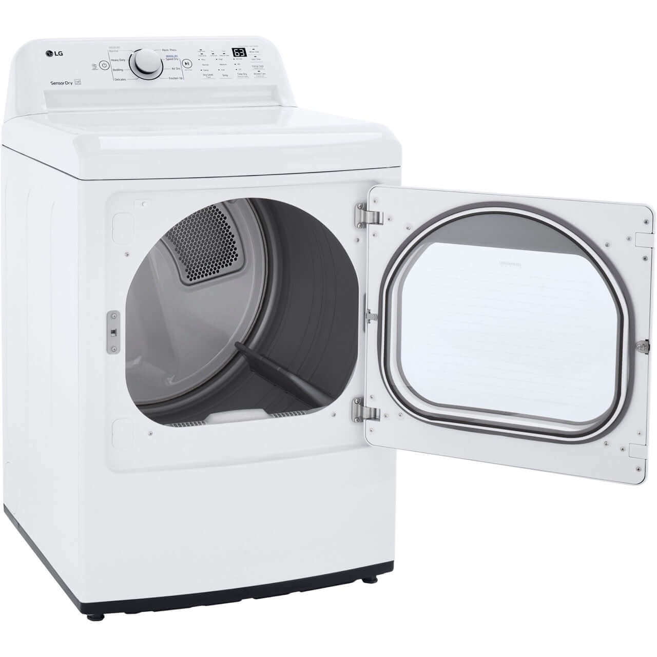LG DLE7150W 7.3 cu. ft. Extra Large Capacity Electric Dryer with Sensor Dry Technology - White | Perfect for Large Families & Heavy Laundry Loads | Energy Efficient & Gentle on Clothes