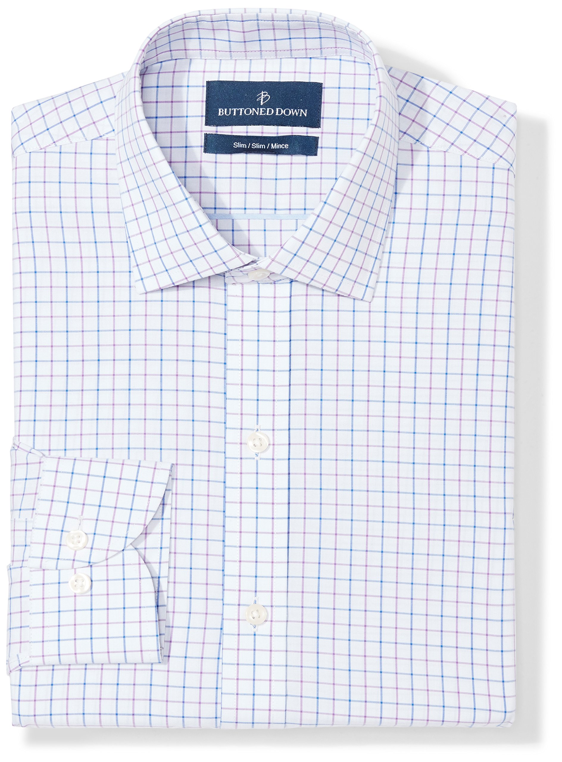 Slim Fit Spread Collar Button Down Dress Shirt for Men - Formal & Business Office Wear - Perfect for Weddings, Interviews & Professional Occasions