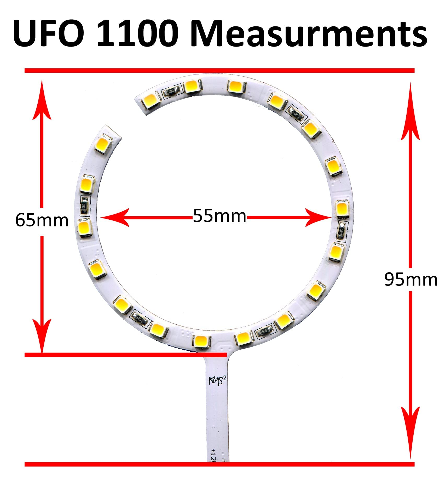 Dillon RL1050 & RL1100 Reloading Press Light - UFO 1100 LED Workbench Lighting for Reloading Stations | Perfect for Ammunition Reloading & Gunsmithing Workspaces