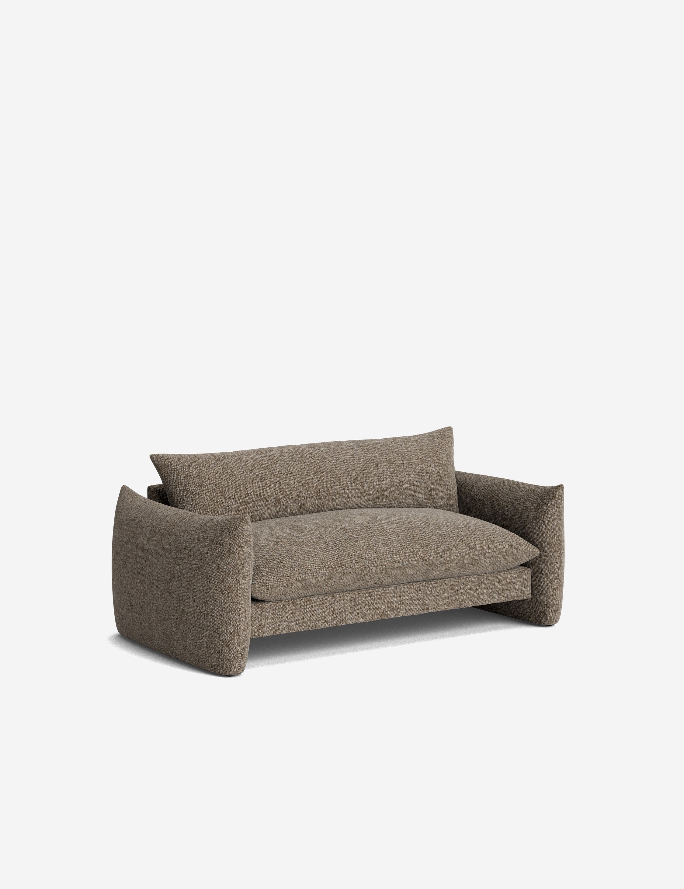 Banks Sofa - Modern Comfortable Couch for Living Room, Lounge & Home Theater - Premium Fabric Upholstered Sectional Sofa with Soft Cushions