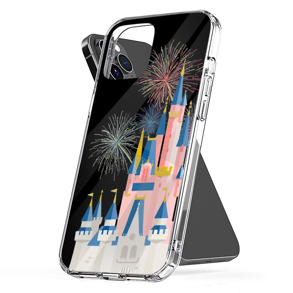 Fairy Tale Castle Shockproof Phone Case - Compatible with iPhone 13/12/11/X/8/7/6 & Samsung Galaxy S9/S10/S20/Note - Durable Protective Cover for Everyday Use & Travel Accessories