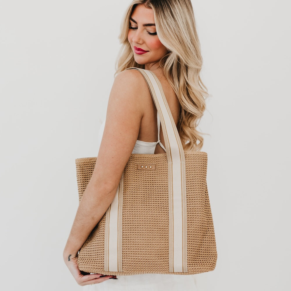 Stylish Ruby Red Raffia Tote Bag for Women - Beach Bag, Summer Vacation, Shopping & Daily Use - Eco-Friendly Handwoven Straw Purse