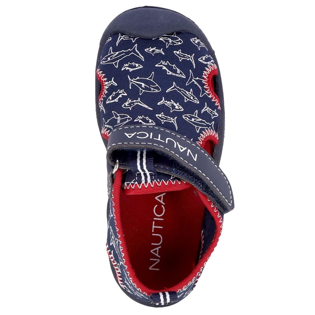 Nautica Kids Water Shoes for Boys & Girls - Closed-Toe Protective Sport Sandals for Toddler, Little & Big Kids | Beach, Pool & Outdoor Activities