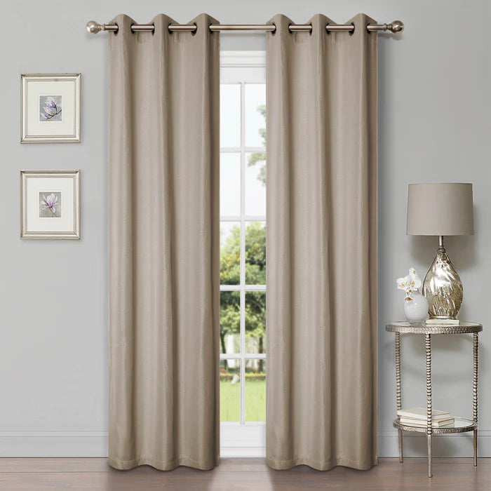 Premium Blackout Curtains for Bedroom - Linen Washable Room Darkening Window Drapes Panel Set (2 Panels) - Noise Reducing & Thermal Insulated for Better Sleep & Home Decor