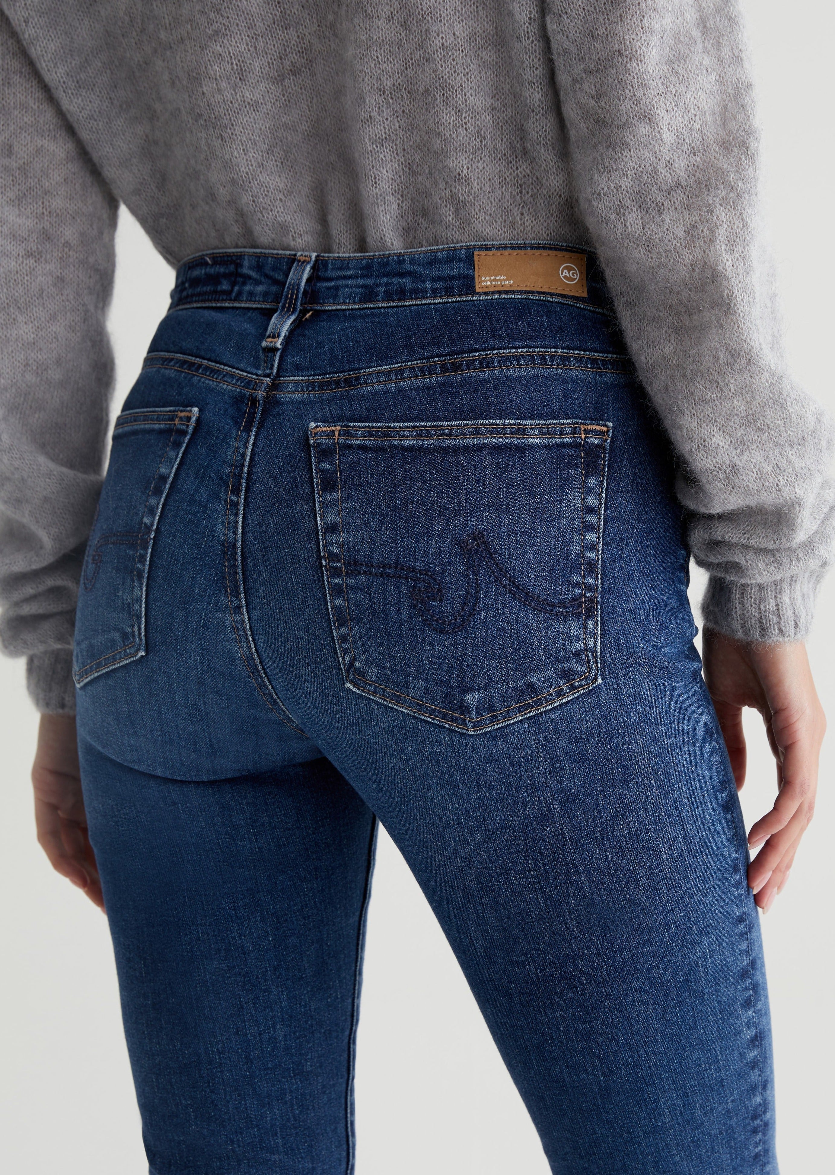 AG Jeans Prima Jean Goldrush - High Waist Stretch Denim for Women | Perfect for Casual Wear, Date Night & Everyday Comfort