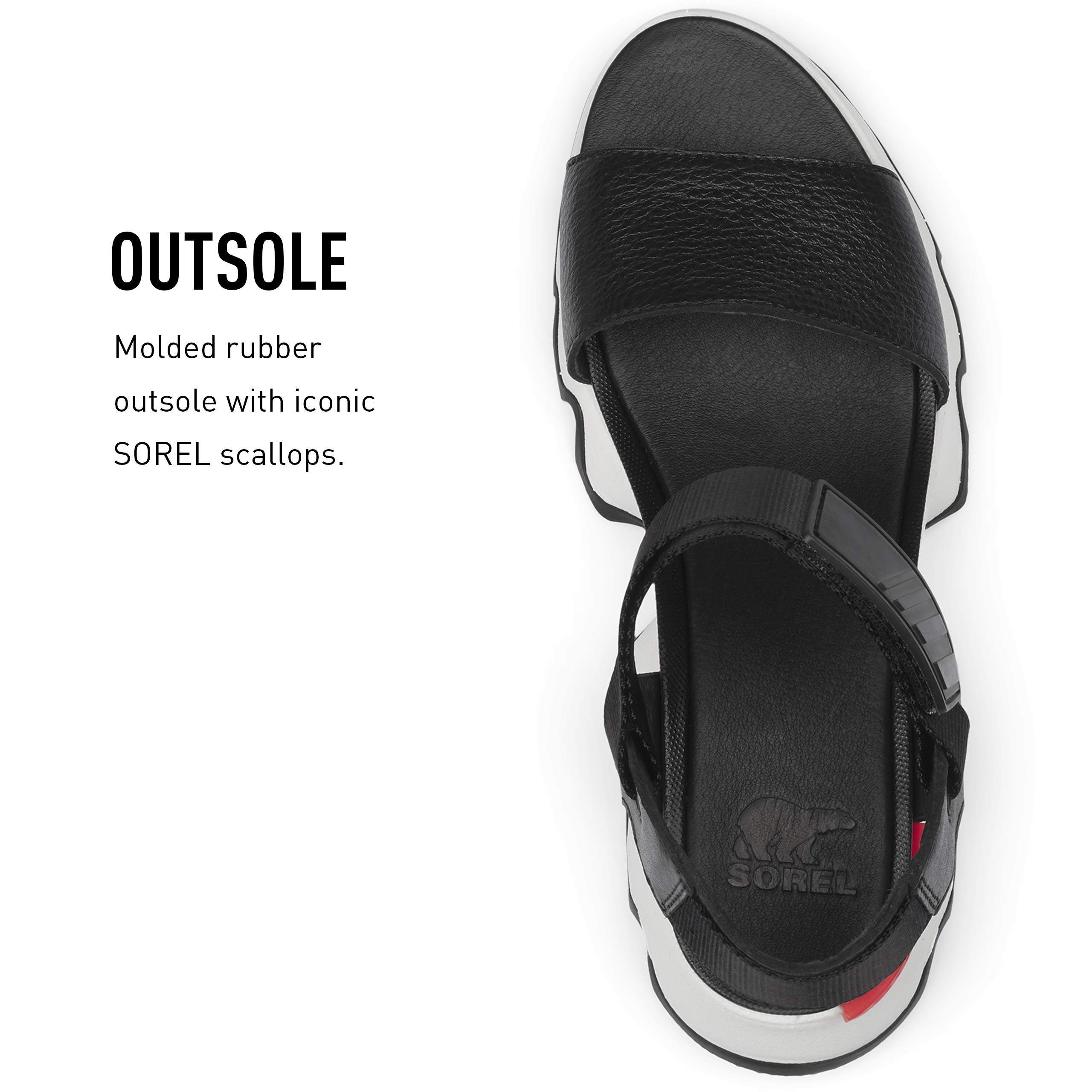 Sorel Women's Kinetic Sandals - Comfortable Waterproof Hiking Sandals for Outdoor Adventures, Beach & Travel