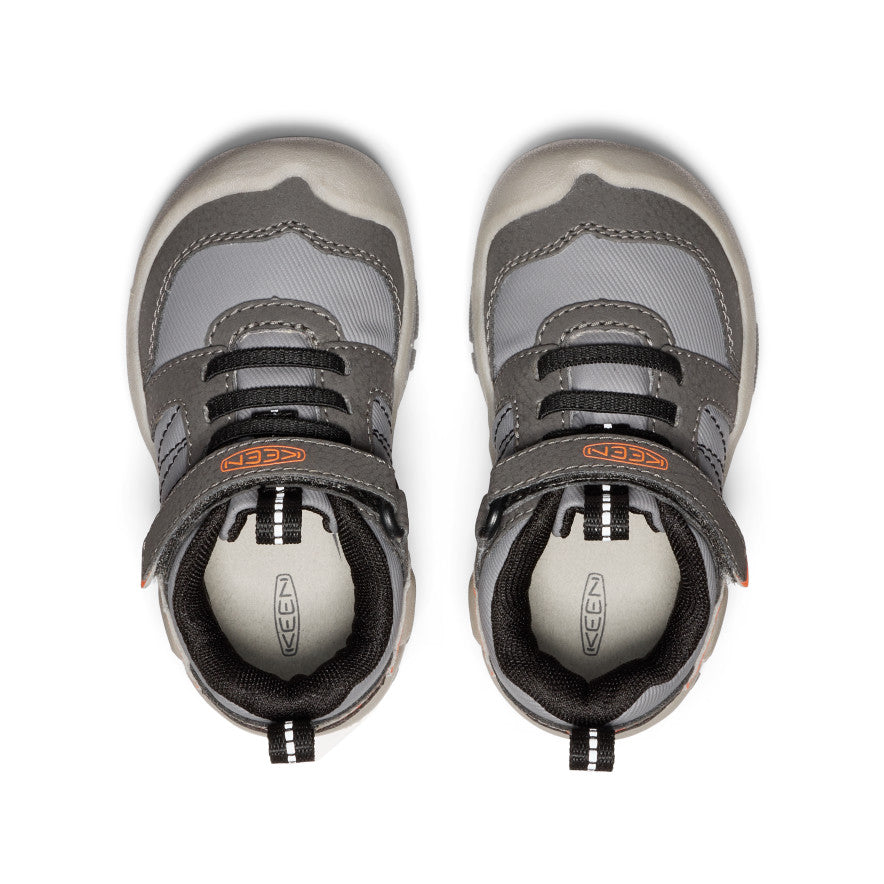 Toddlers' Knotch Peak Sneakers - Magnetic Closure & Safety Orange - Comfortable Kids' Walking Shoes for Outdoor Play & Daily Wear