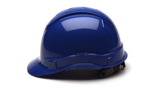 Blue Ridgeline Cap Style Hard Hat - ANSI Certified Safety Helmet for Construction & Industrial Work - Durable & Comfortable Head Protection for Outdoor Jobs