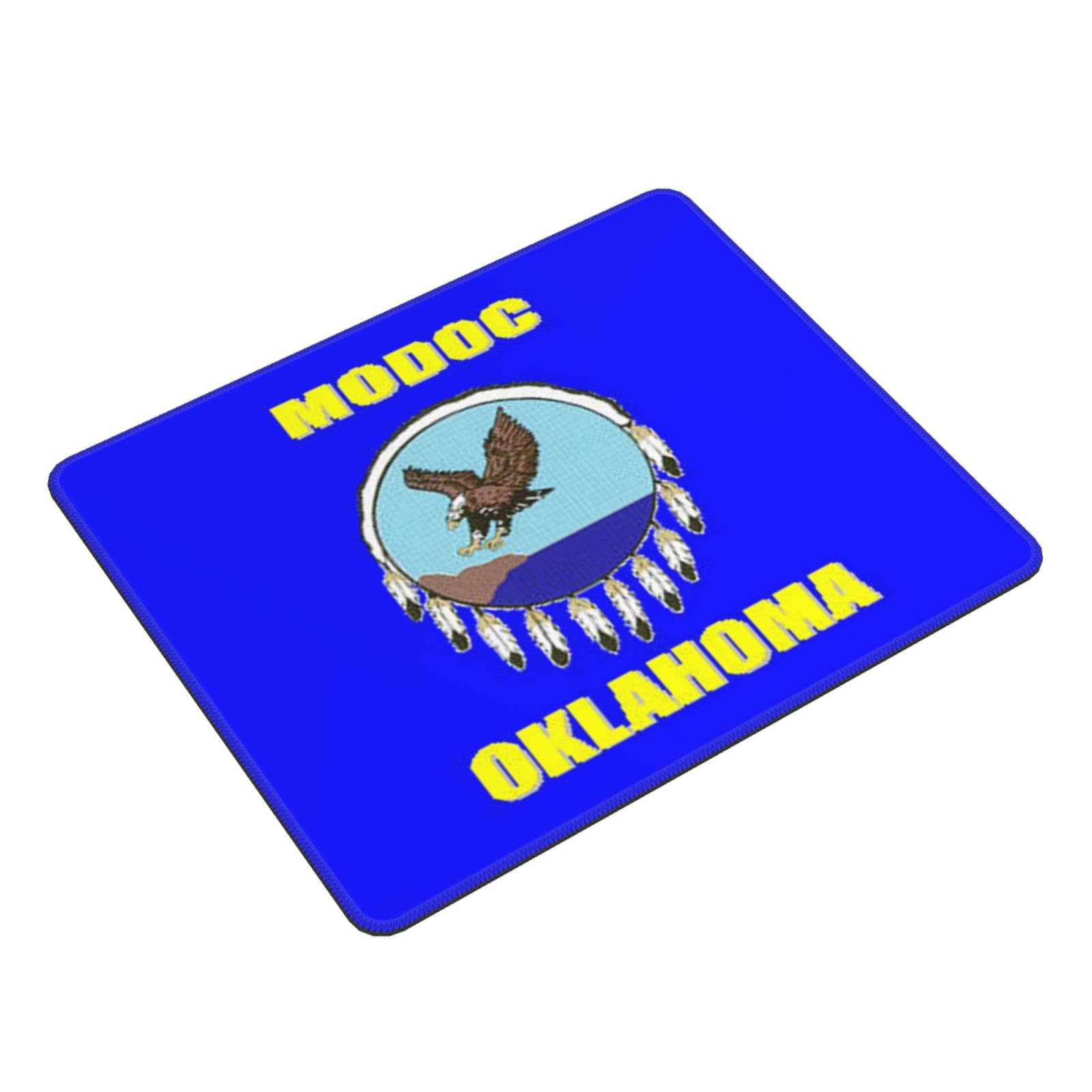 SIYTUAU Modoc Oklahoma Flag Mouse Pad - 10x12 Inch Waterproof Non-Slip Rubber Gaming Mouse Pad for Laptop & Office Use | Perfect for Work, Gaming & Home Office Setup