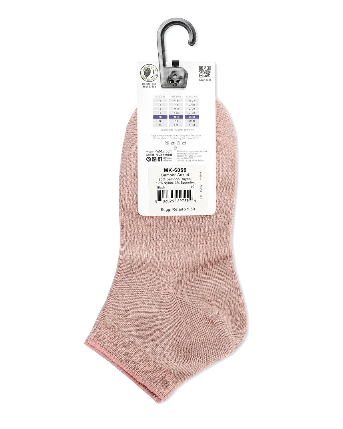 MeMoi Kids' Soft Rayon Ankle Socks for Boys & Girls - Comfortable Breathable Everyday Socks for School, Play & Casual Wear