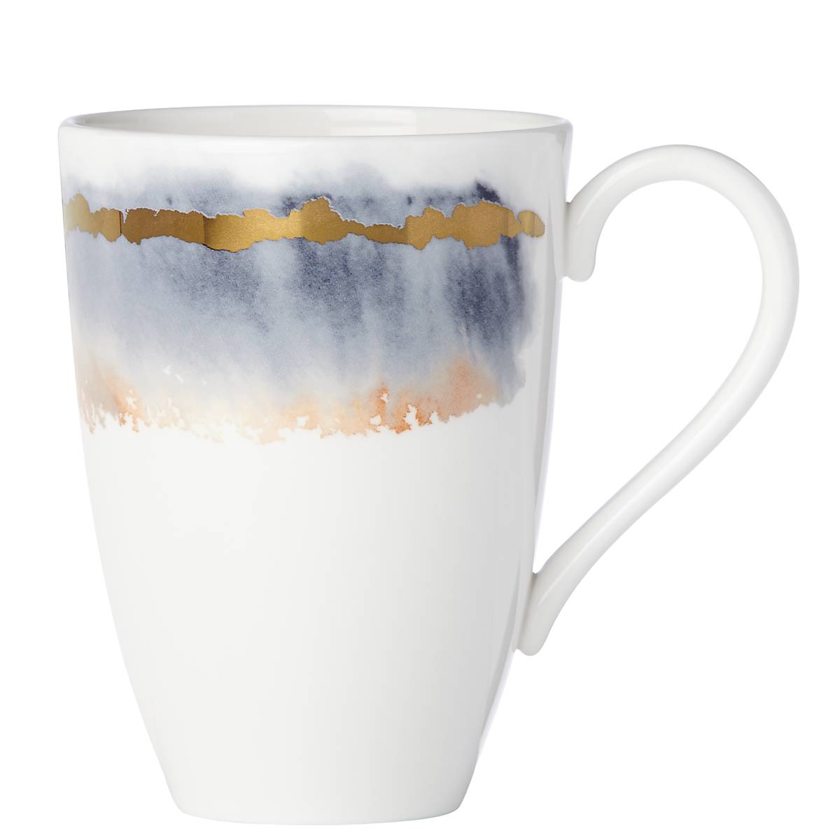 Summer Radiance Ceramic Coffee Mug - 14oz Insulated Travel Tumbler with Lid, Perfect for Iced Coffee, Tea & Hot Drinks at Home, Office or Outdoor Picnics