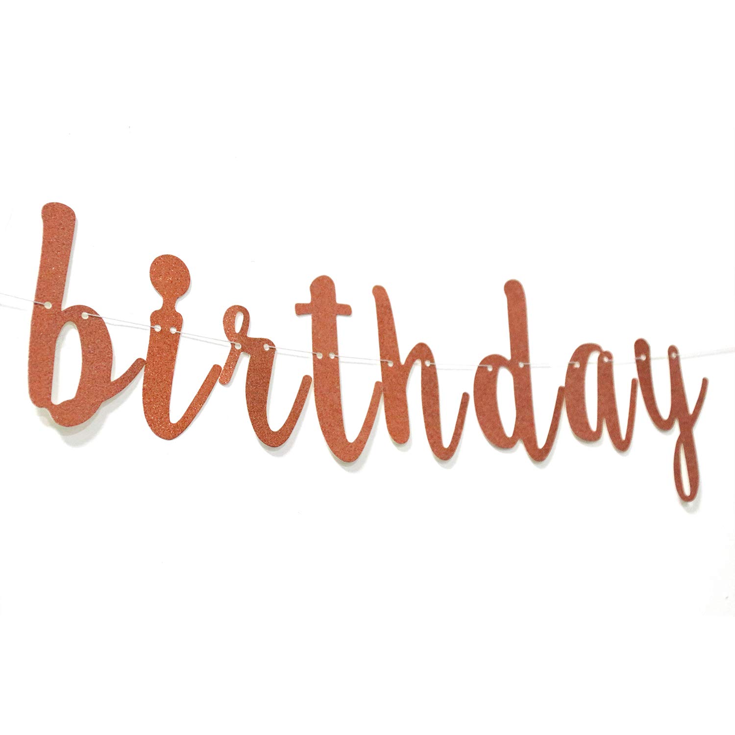Rose Gold Glitter Birthday Banner - Funny 'It's My Birthday Bitches' Party Decoration - Happy Birthday Sign for Women's Birthday Party, Bachelorette & Girls Night Decor